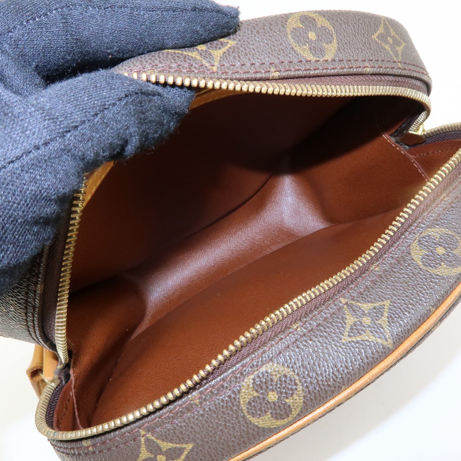 Louis Vuitton Monogram Blois Crossbody Shoulder Bag Brown M51221