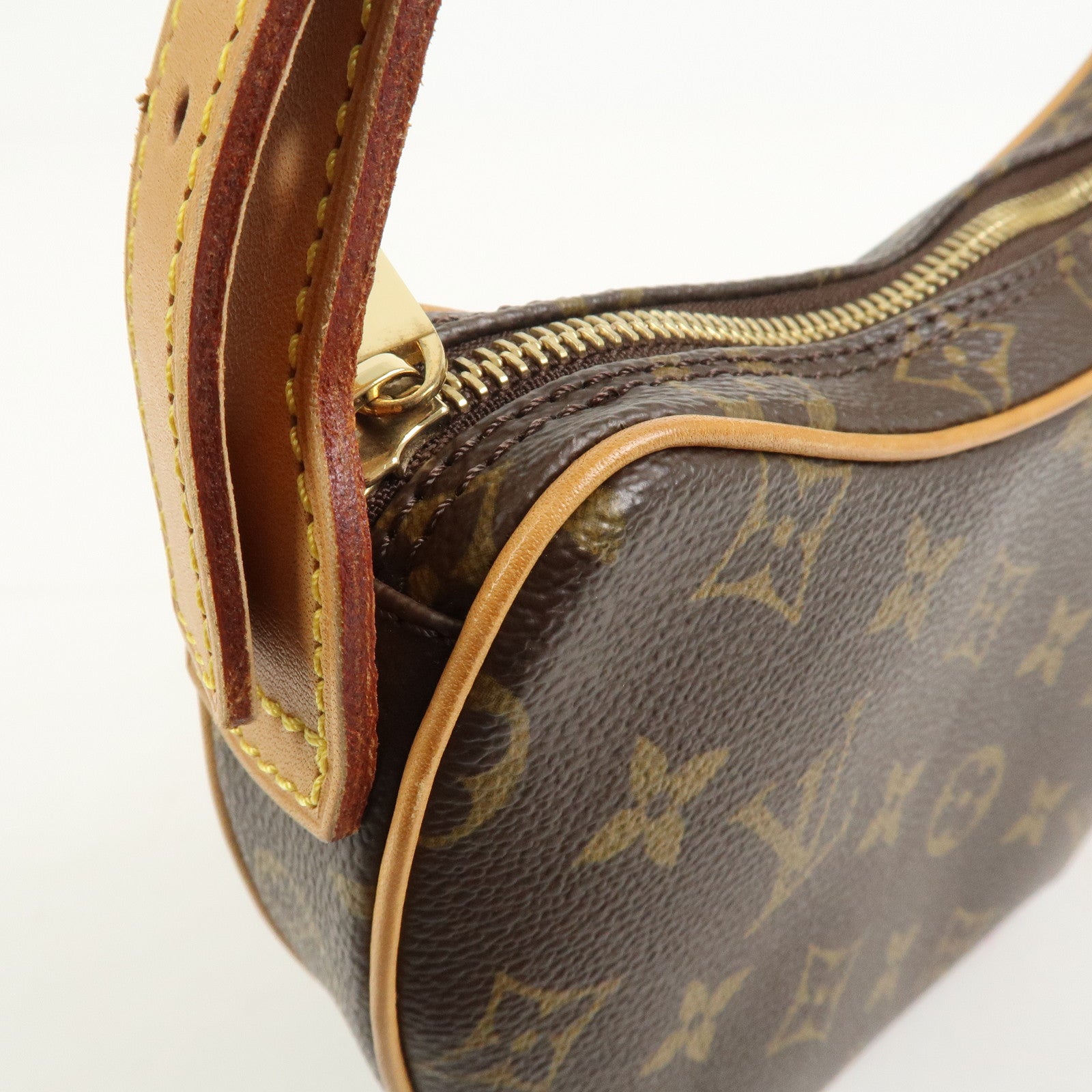 Louis Vuitton Monogram Pochette Croissant Shoulder Hand Bag M51510