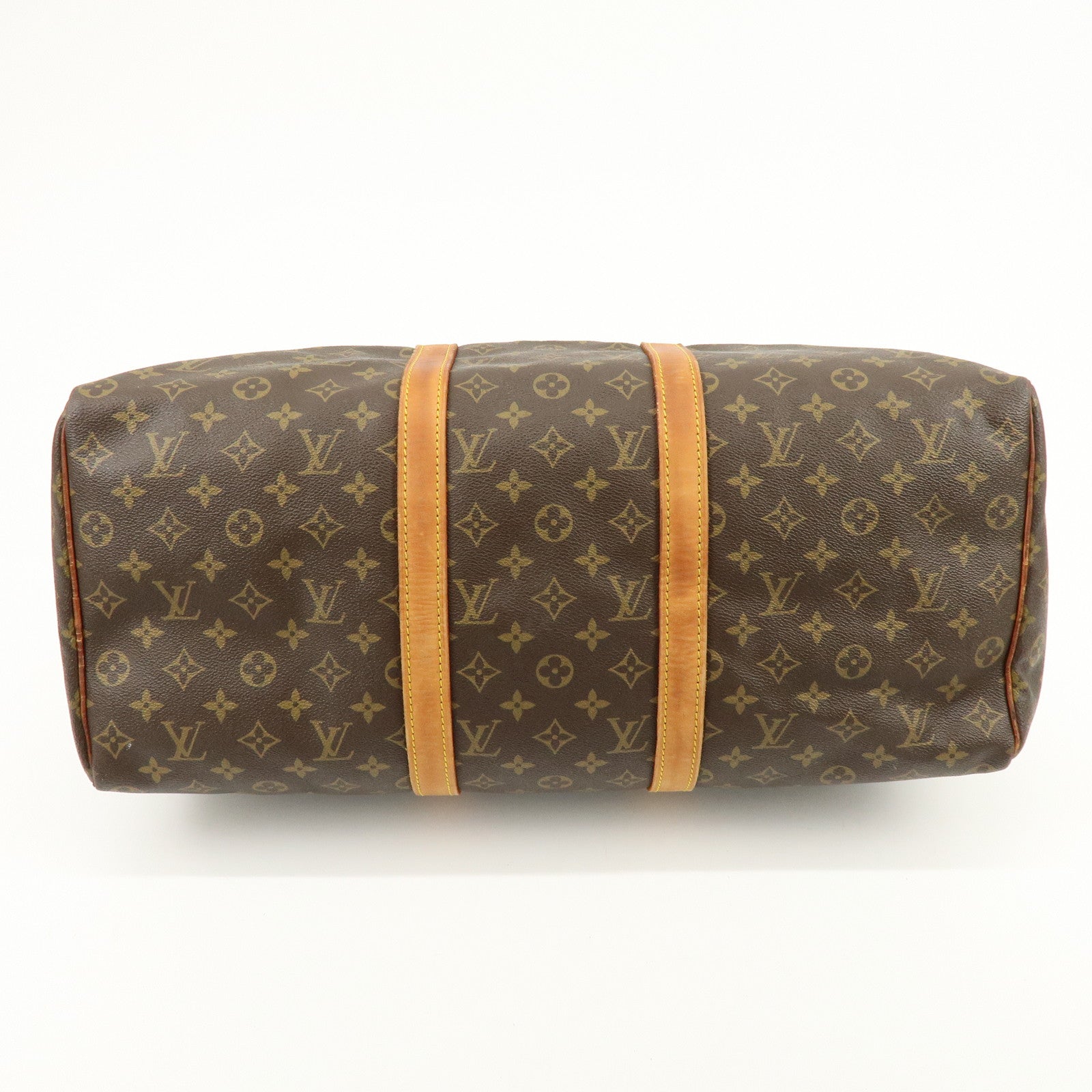 Louis Vuitton Monogram Keep All 50 Boston Bag Brown M41426