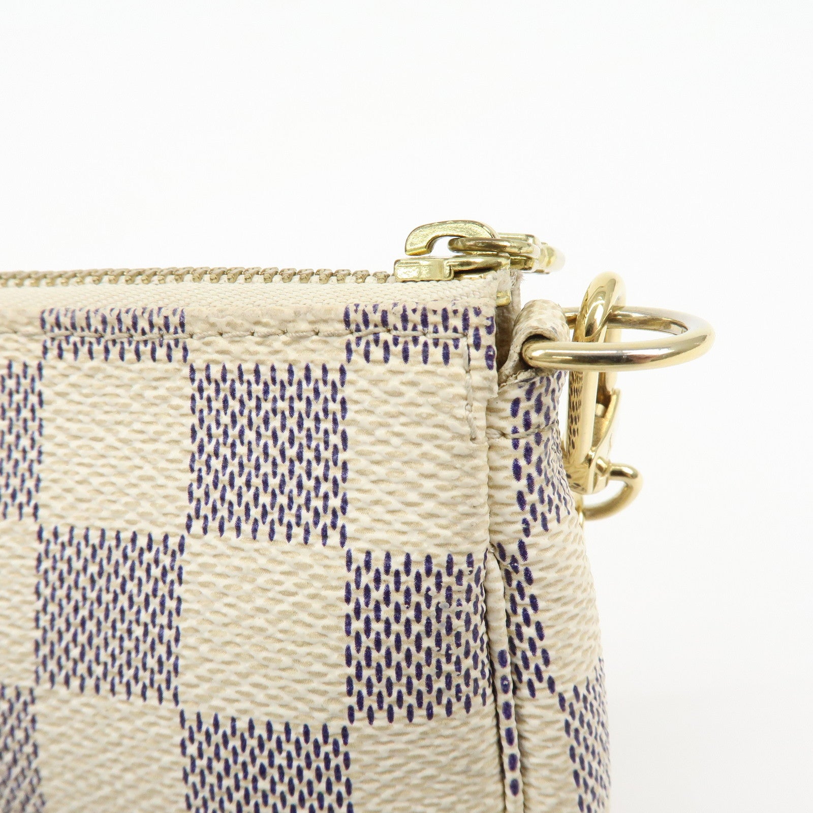 Louis Vuitton Damier Azur Mini Pochette Accesoire Pouch N58010