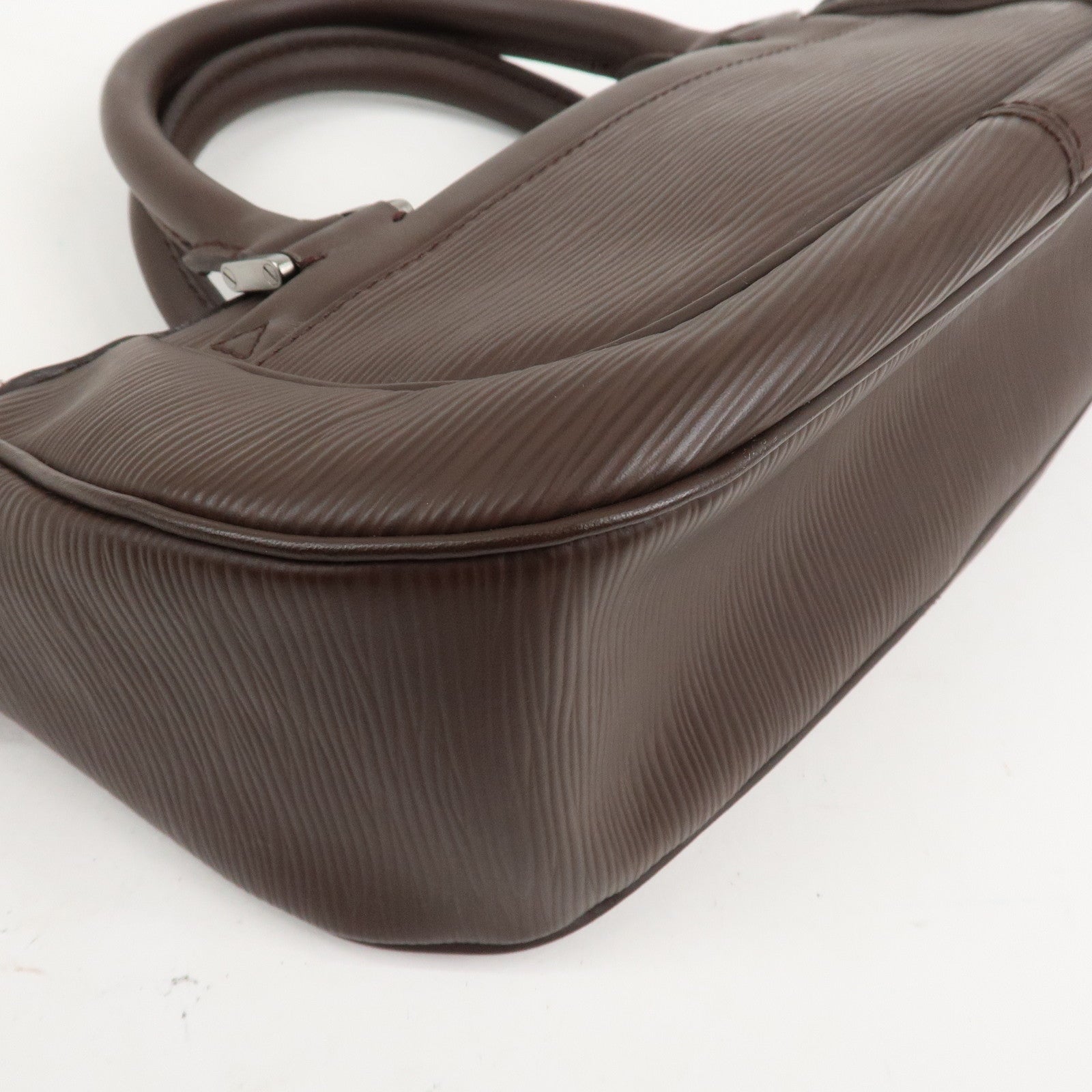 Louis Vuitton Epi Leather Dhanura Hand Bag Mocha M5891D