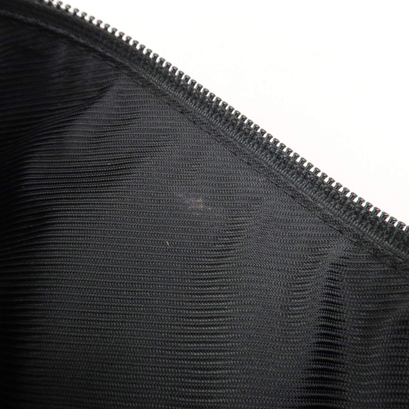 GUCCI Boat Bag GG Canvas Leather Hand Bag Pouch Black 07198