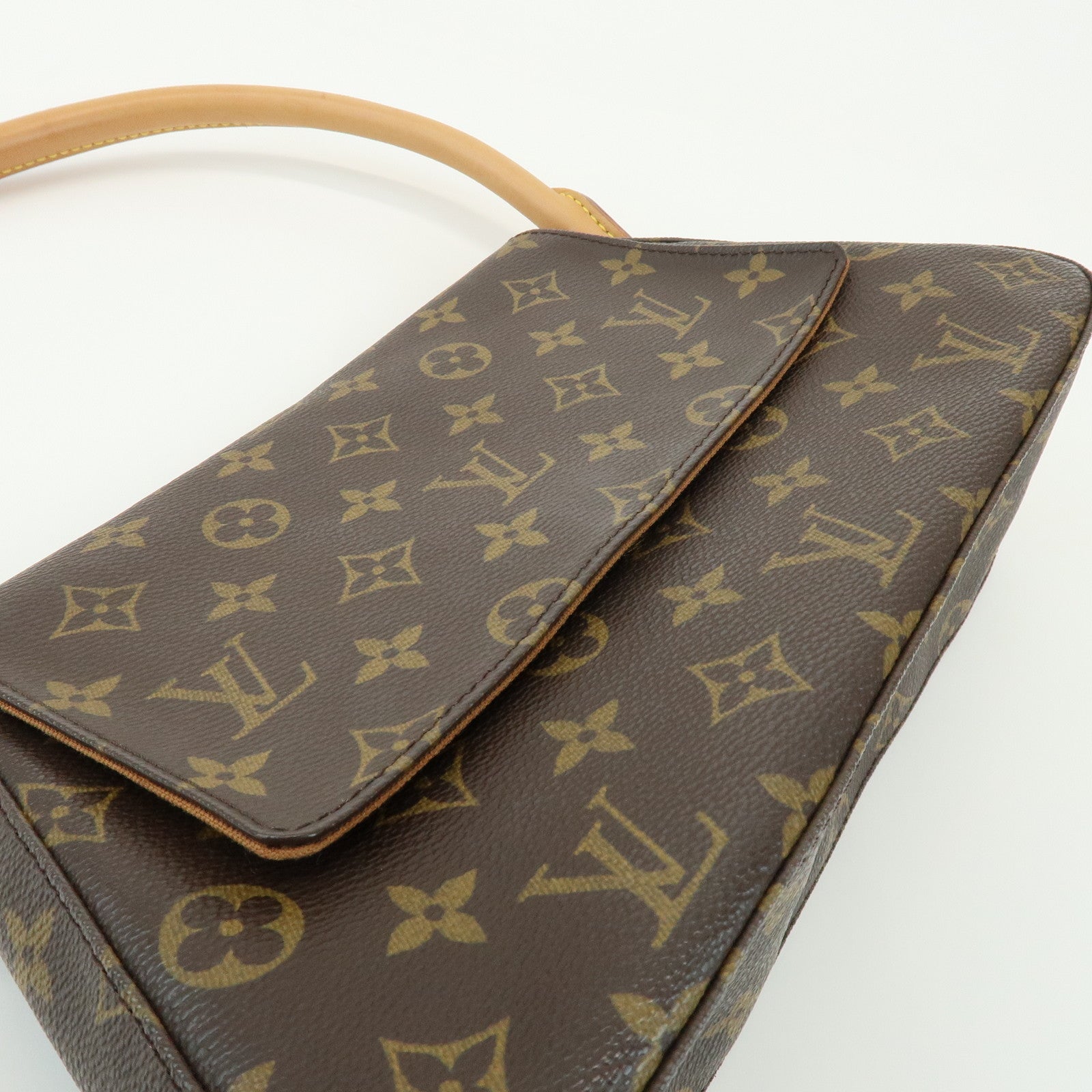 Louis Vuitton Monogram Mini Looping Shoulder Bag Brown M51147