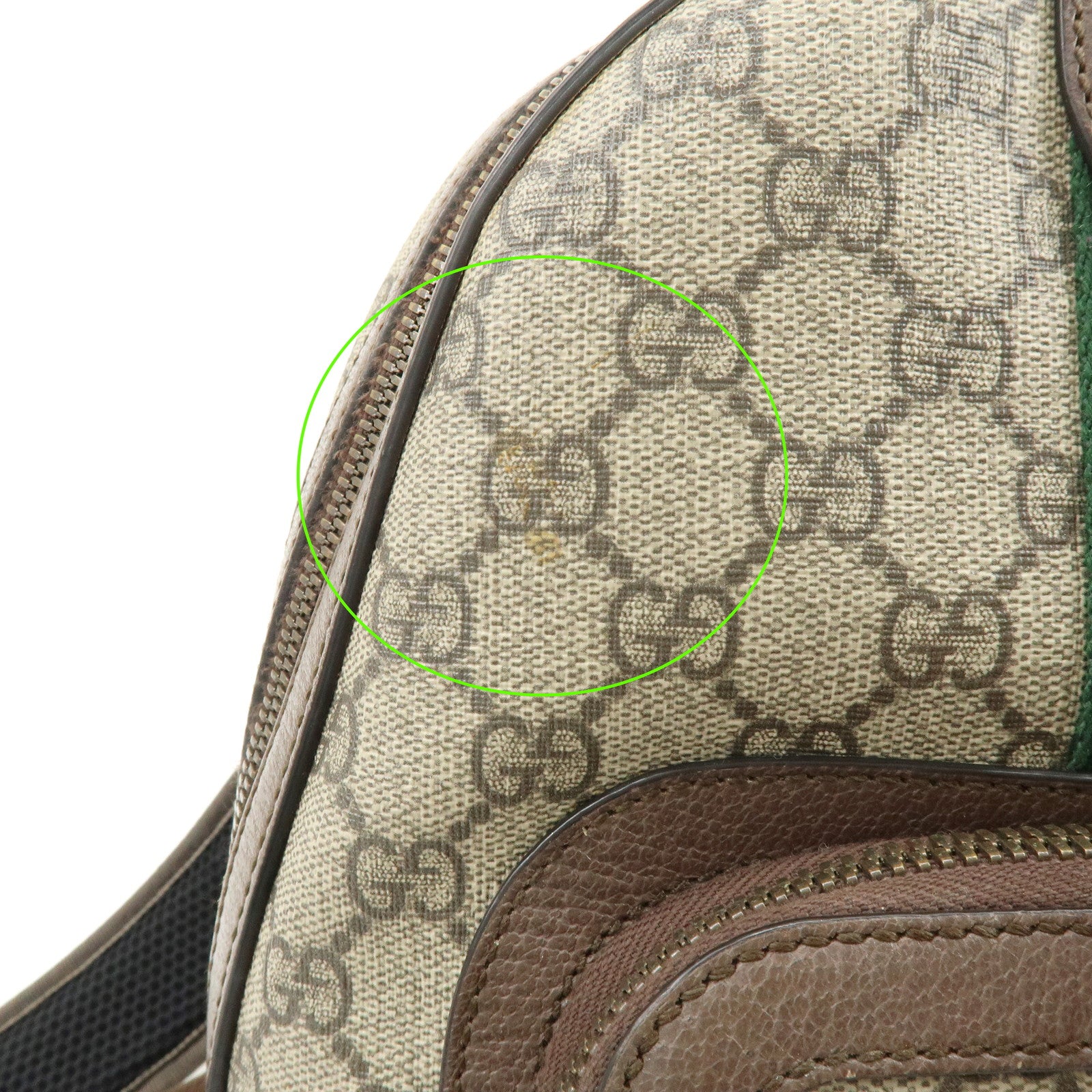 GUCCI Ophidia Sherry GG Marmont GG Supreme Leather Backpack 547965