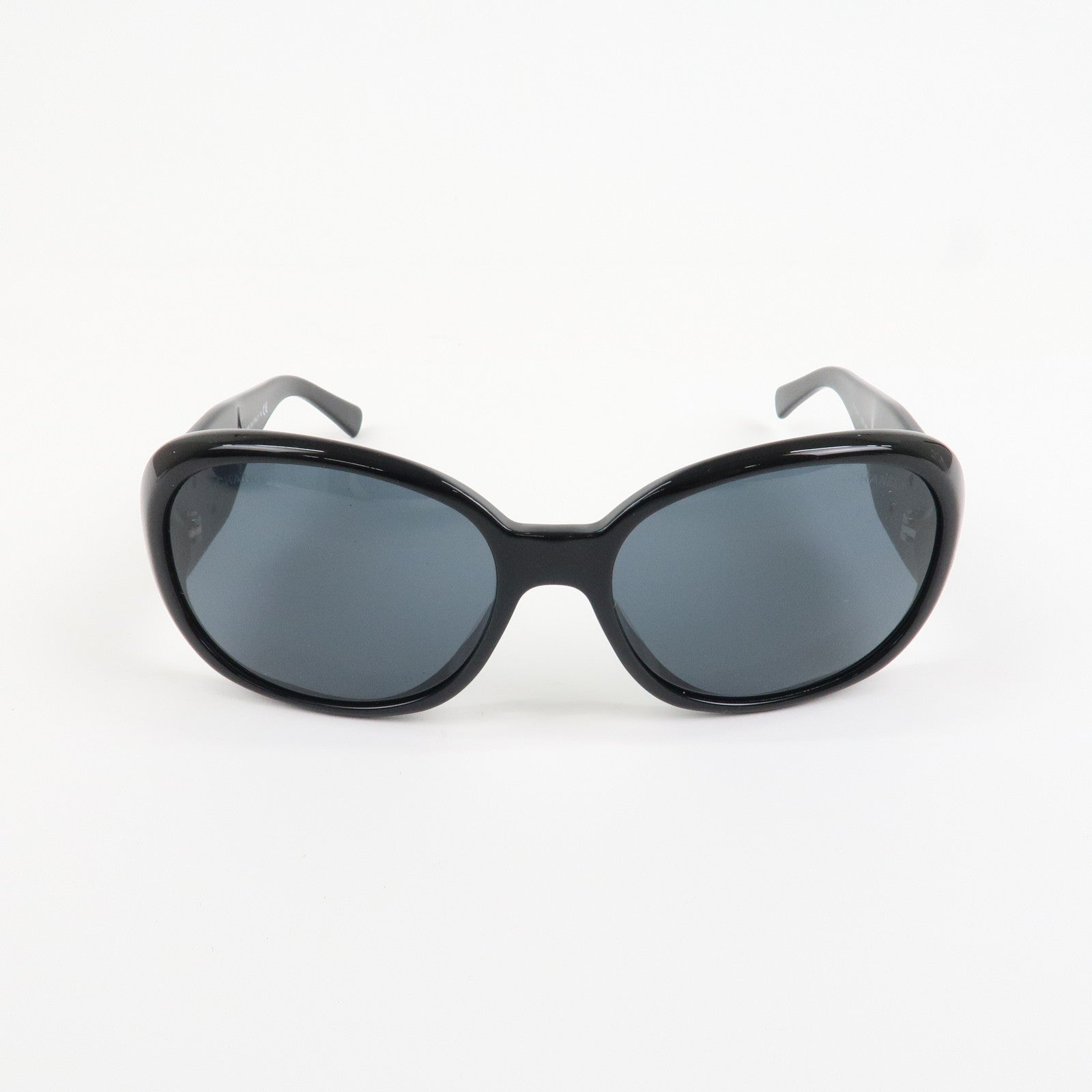 CHANEL Camelia COCO Mark Sunglasses c.501/87 56□16 130 3N Black 5113-A