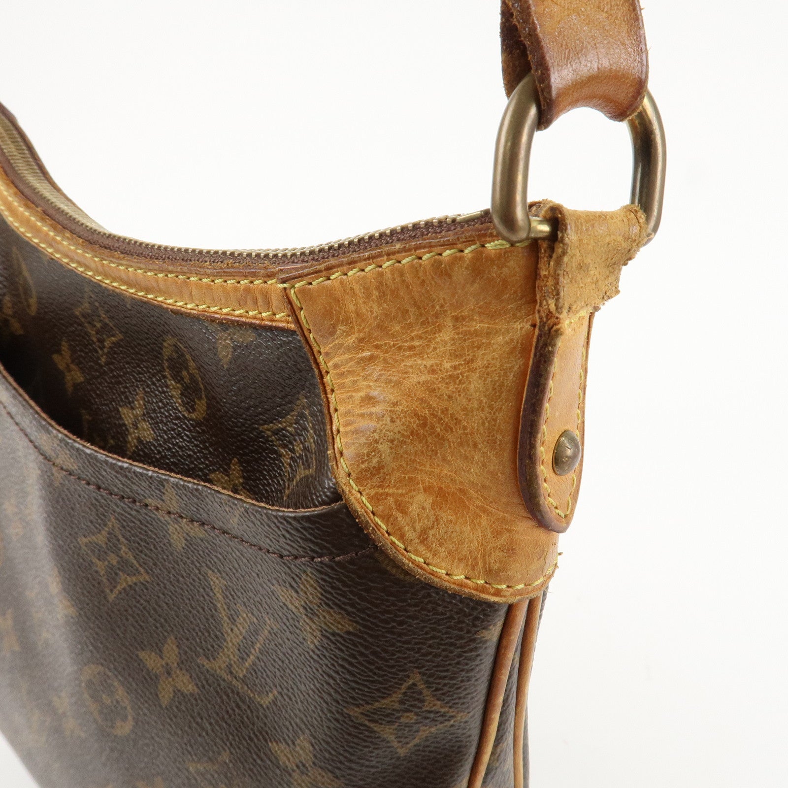 Louis Vuitton Monogram Odeon PM Crossbody Bag Shoulder Bag Brown M56390 Used