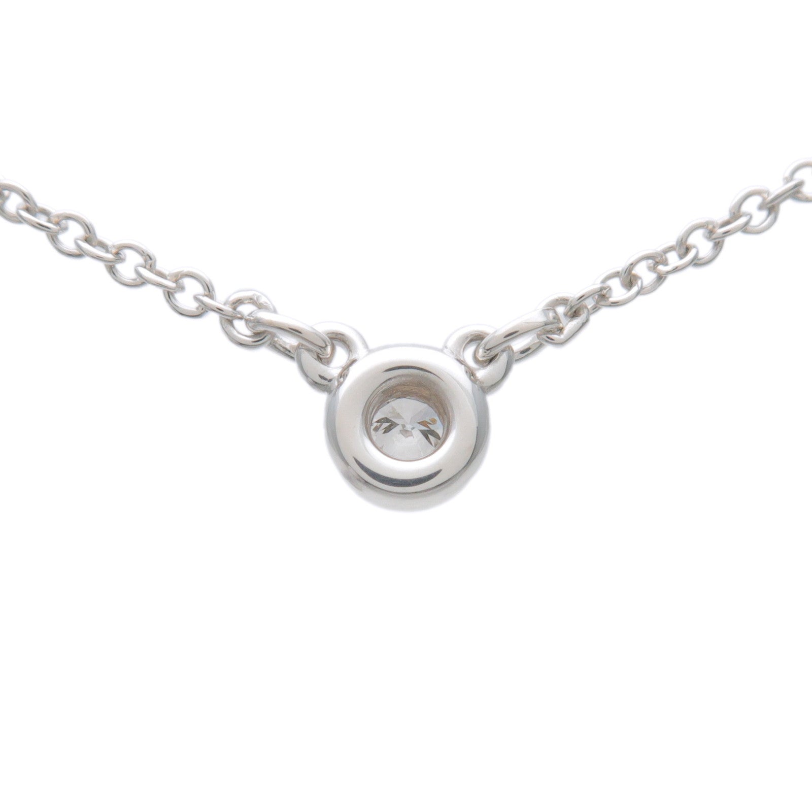 Tiffany & Co Elsa Peretti By the Yard 1P Diamond 0.03ct Necklace