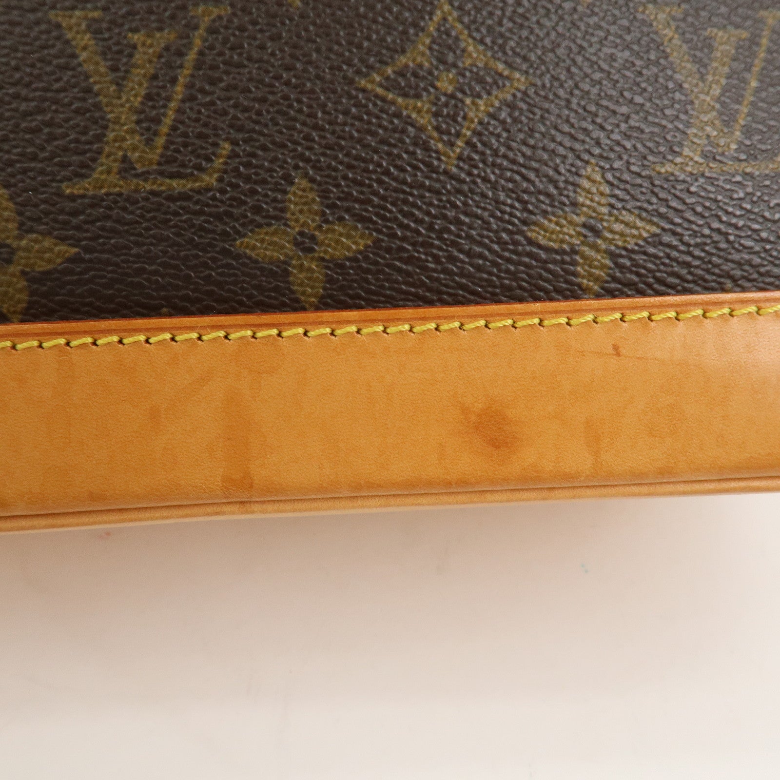 Louis Vuitton Monogram Canvas Alma Hand Bag Brown M51130