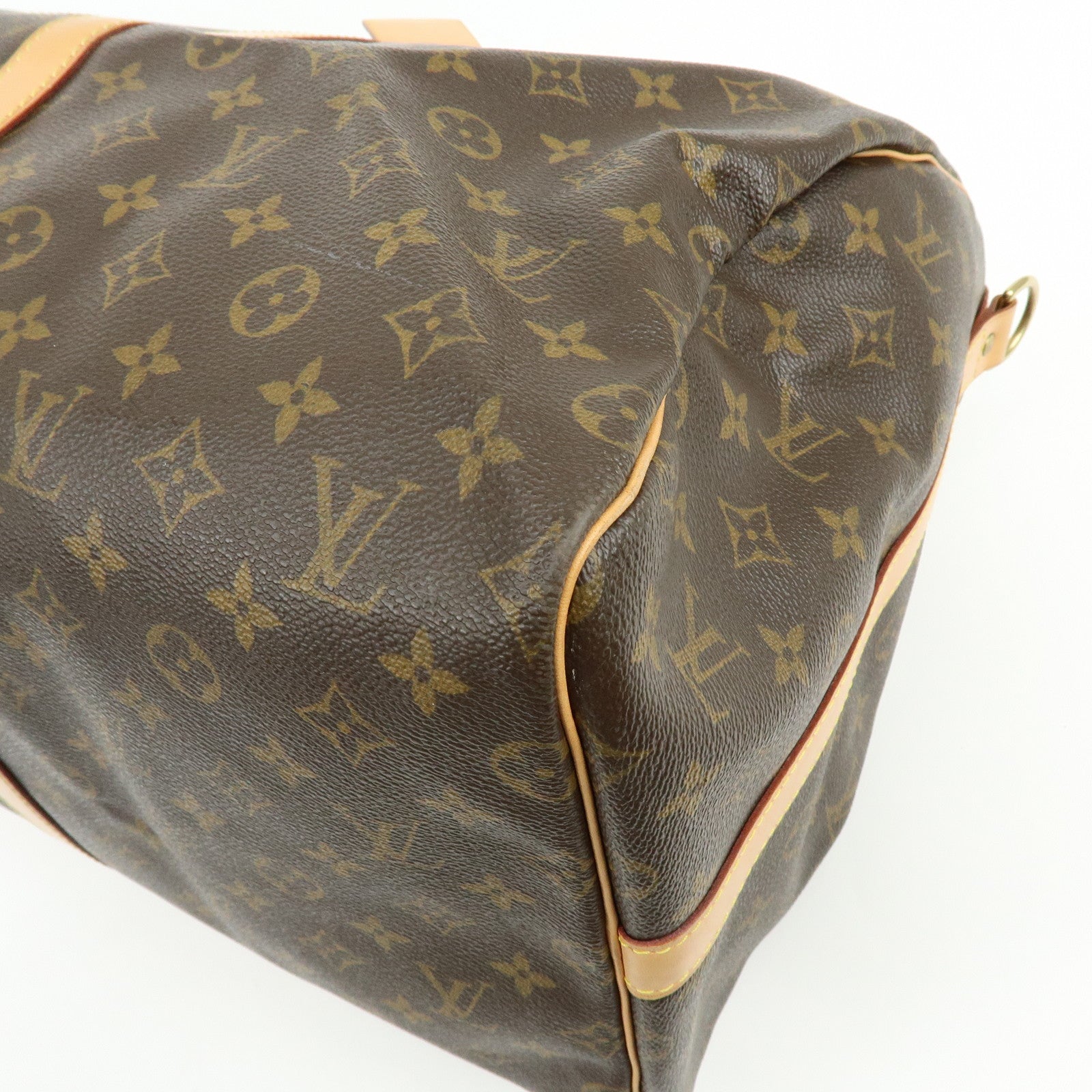 Louis Vuitton Monogram Keep All Bandouliere 55 Boston Bag M41414
