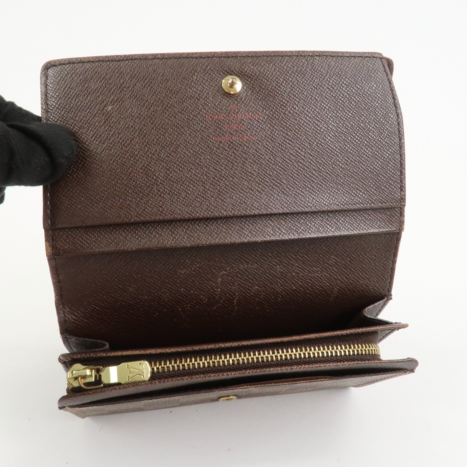 Louis Vuitton Damier Monogram Set of 2 Wallet M95233/N61730