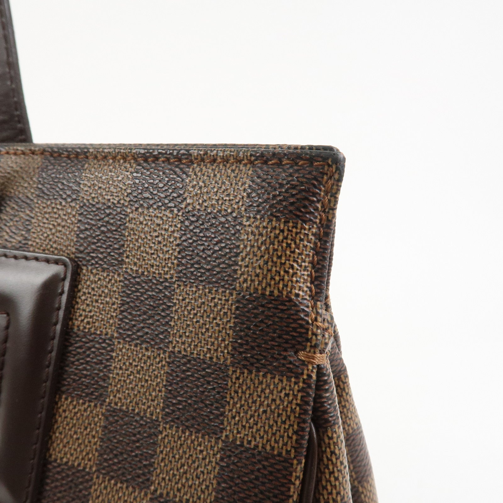 Louis Vuitton Damier Canvas Leather Ballorie Shoulder Bag N51123