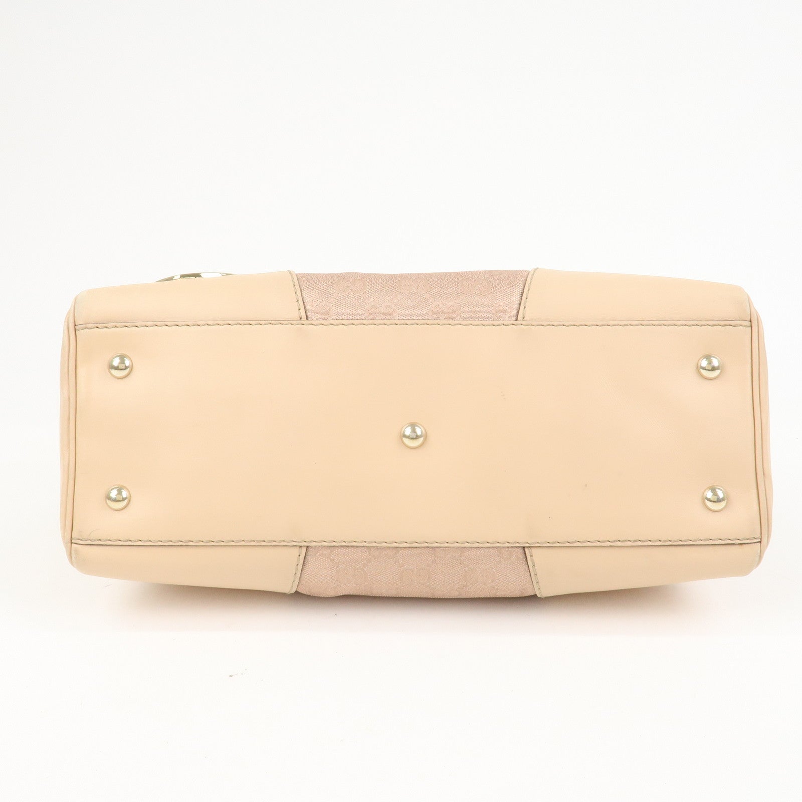 GUCCI Lovely Heart GG Monogram Canvas Mini Boston Bag 257067