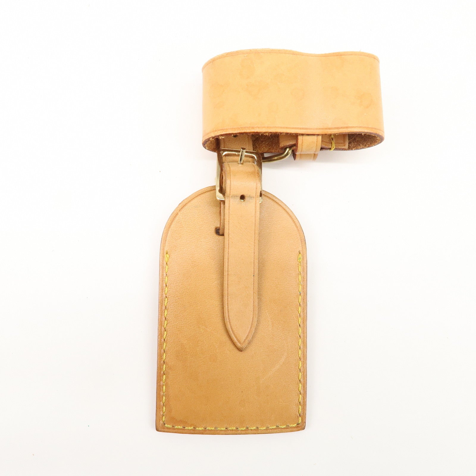 Louis Vuitton Set of 15 Nume Leather Name Tag & Poignet Natural Used