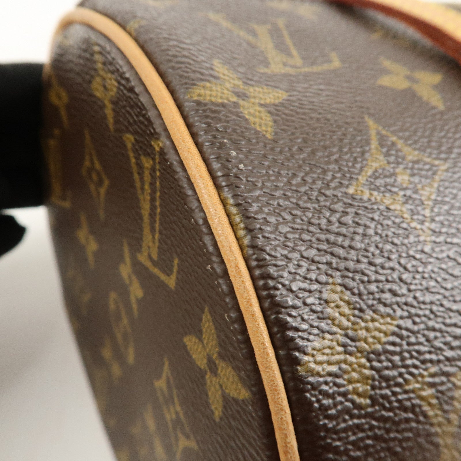 Louis Vuitton Monogram Papillon 30 Hand Bag New Style Brown M51385 Used