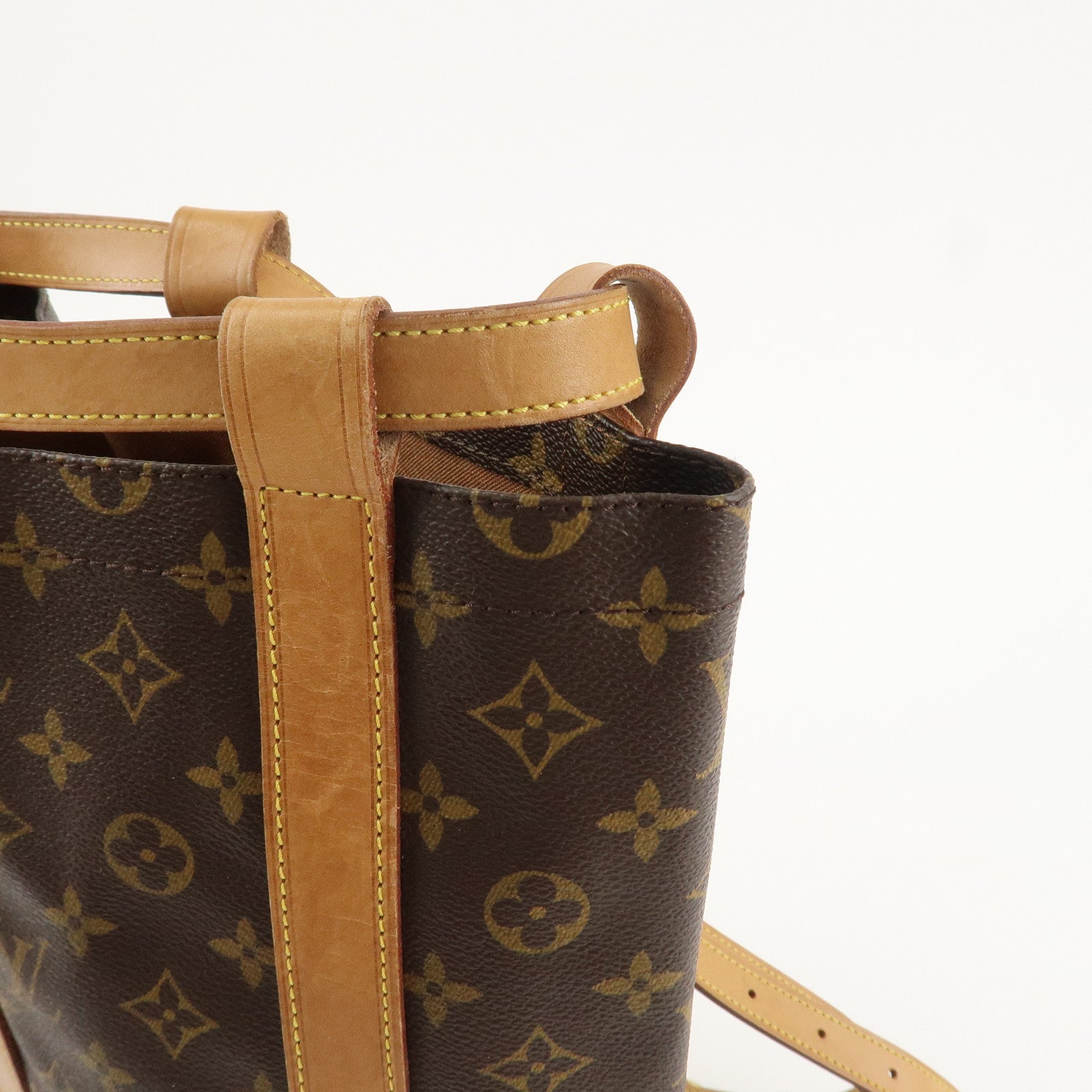 Louis Vuitton Monogram Randonnee PM Laundry Bag Brown M42243 Used