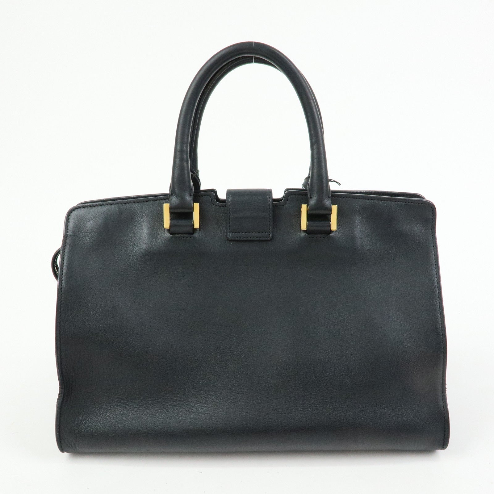 SAINT LAURENT PARIS Petit Cabas Y Line Leather 2WayBag Black 311210