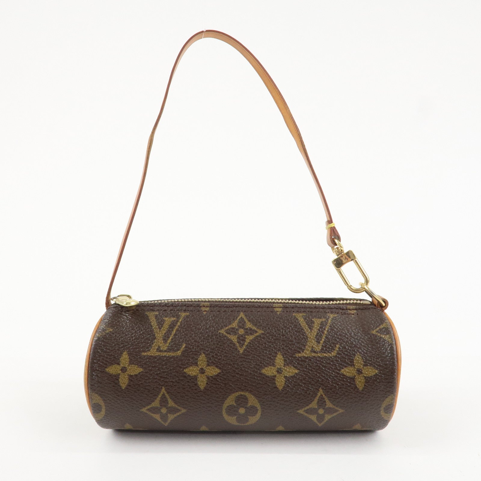 Louis Vuitton Set of 2 Monogram Mini Pouch for Papillon Bag Brown Used