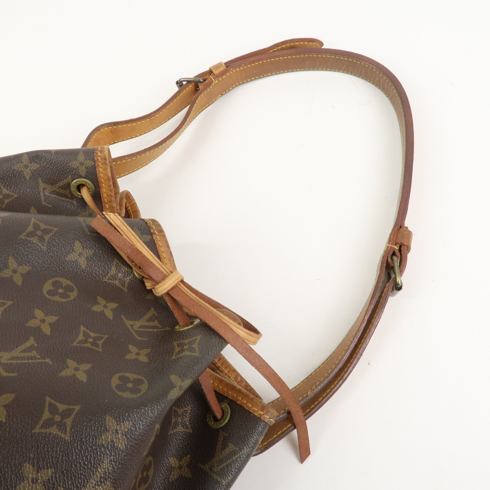 Louis Vuitton Monogram Petit Noe Shoulder Bag Brown M42226