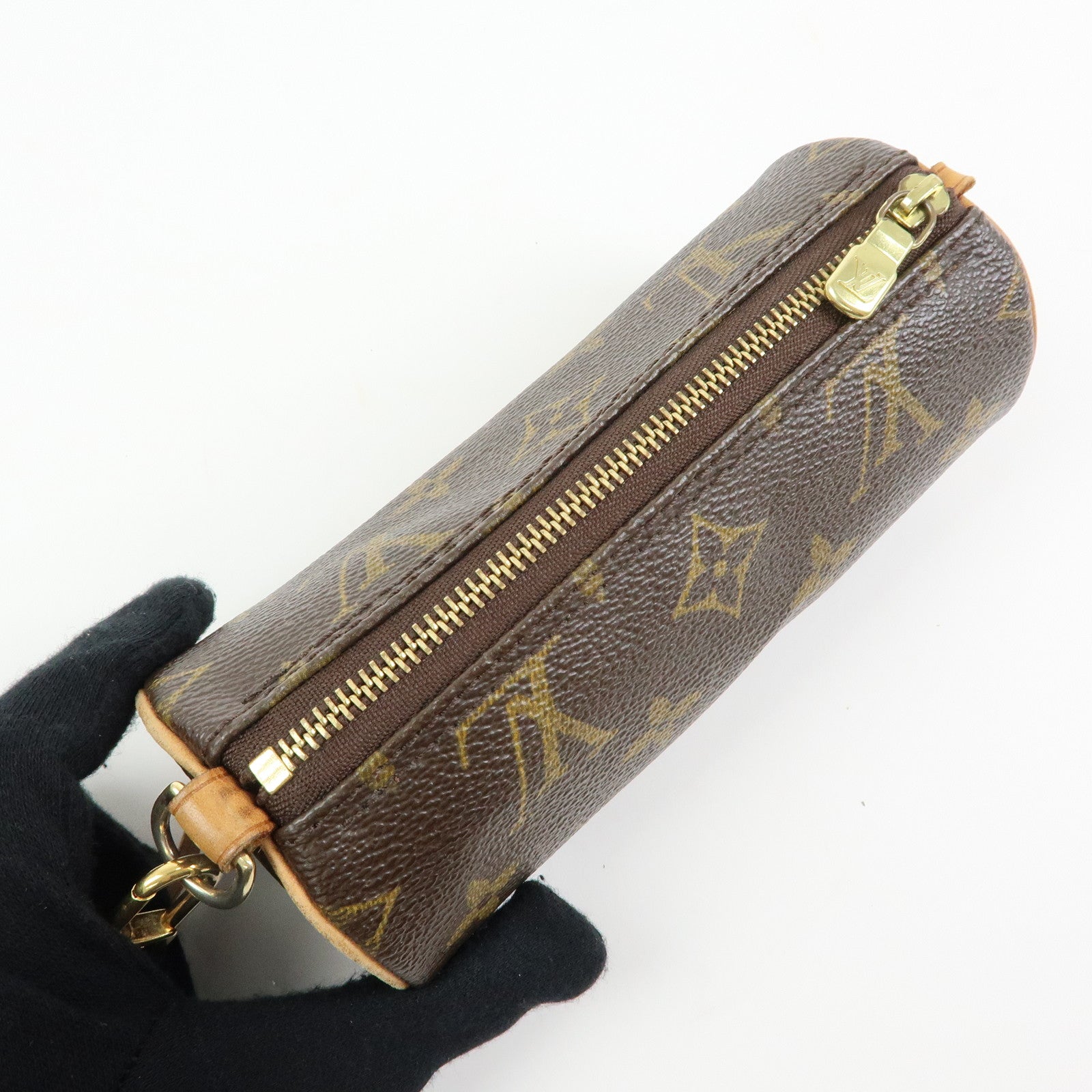 Louis Vuitton Monogram Mini Pouch for Papillon Bag Brown