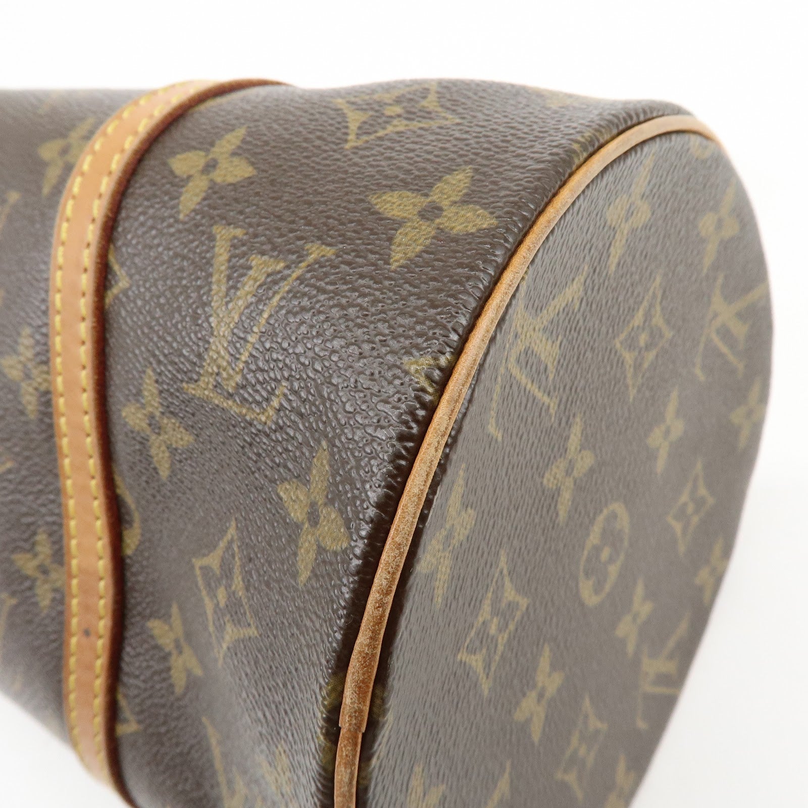 Louis Vuitton Monogram Papillon 30 Hand Bag Brown M51385