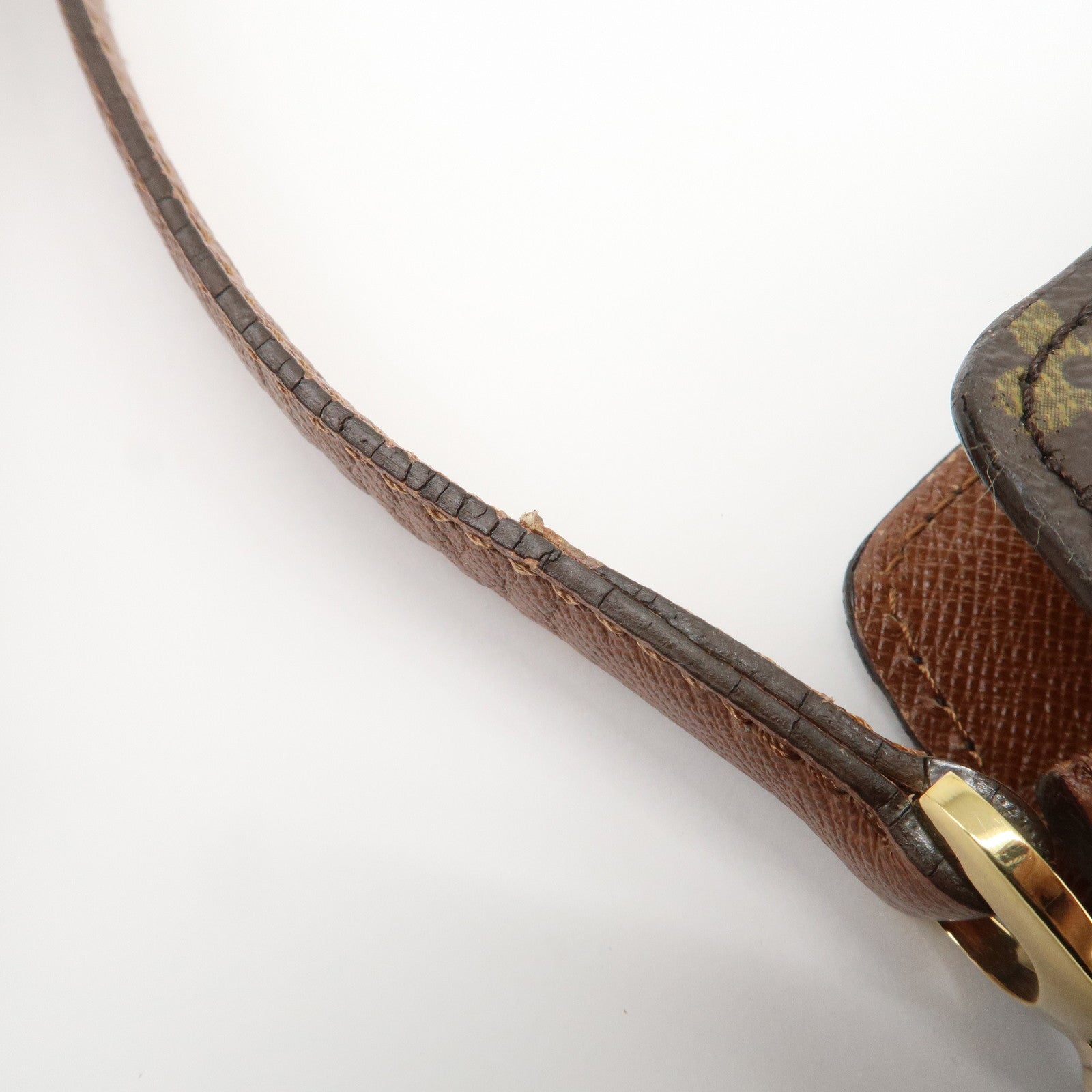 Louis Vuitton Monogram Courcelles Shoulder Bag Brown M51375