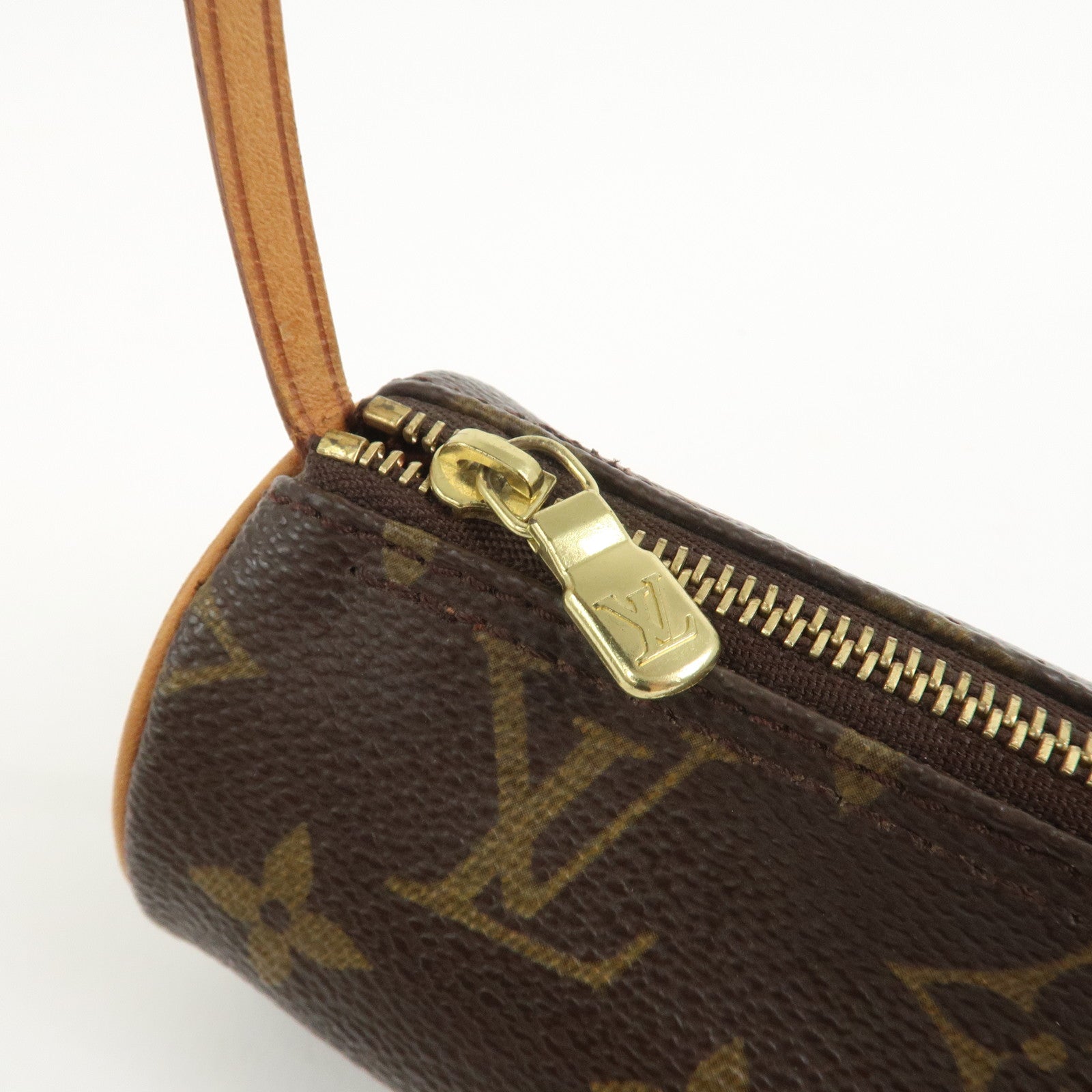Louis Vuitton Monogram Mini Pouch for Papillon Bag Brown