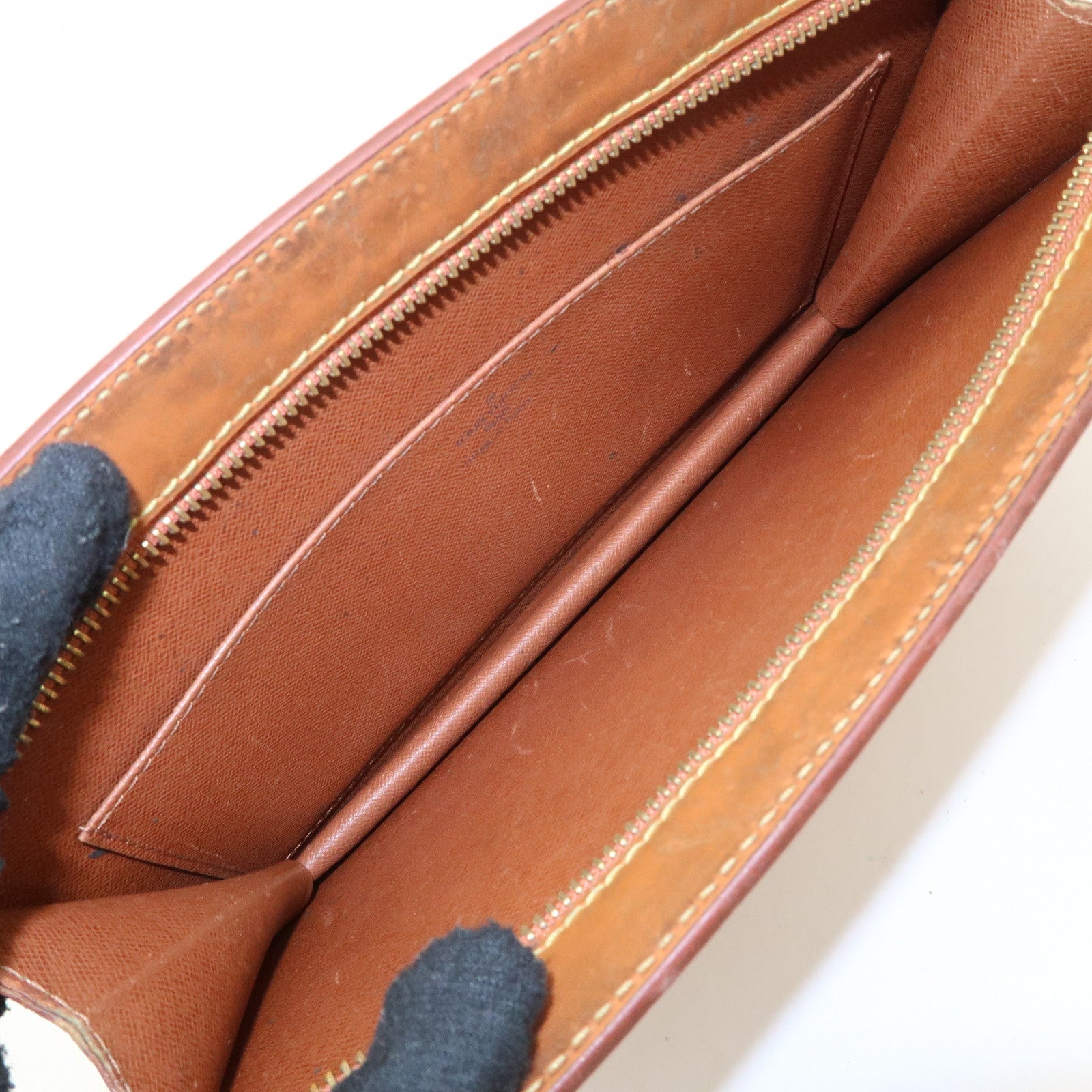 Louis Vuitton Monogram Epi Taiga Set of 3 Canvas Leather Clutch Bag Used