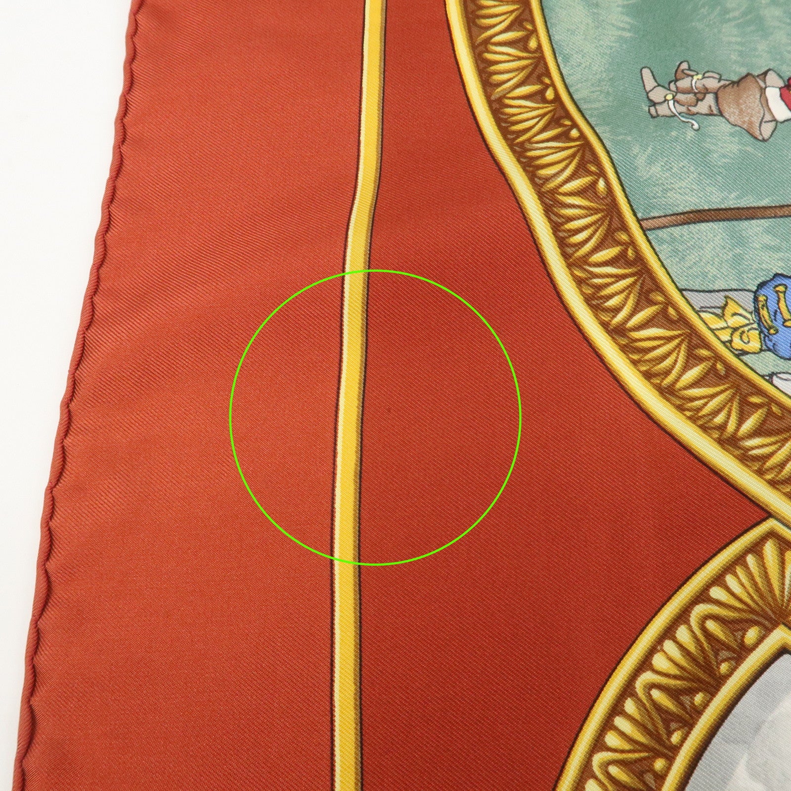 HERMES Carre 90 Silk 100% Scarf Les Trois Mousquetaires Red