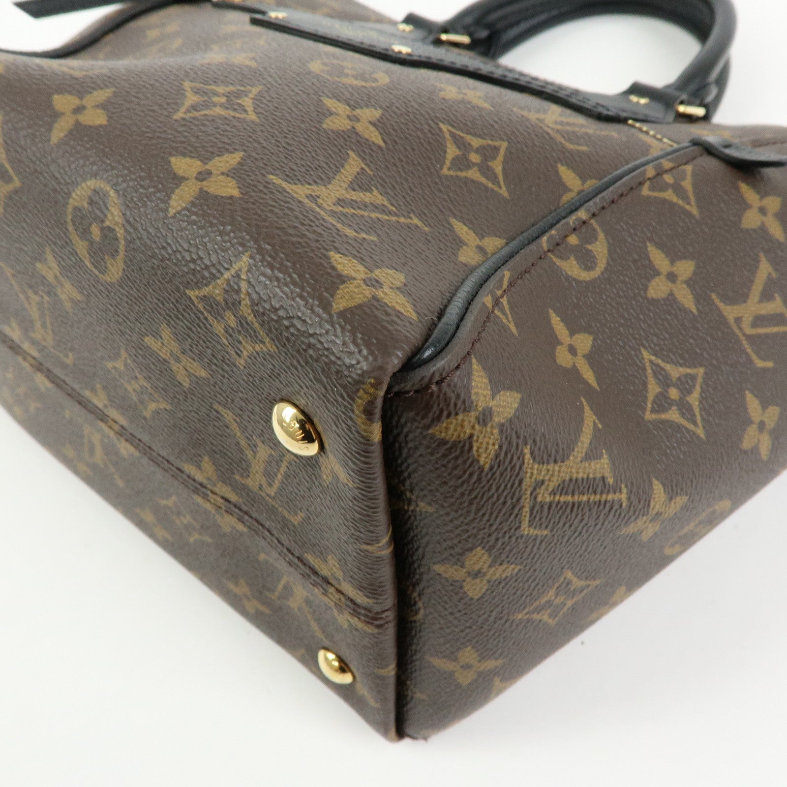 Louis Vuitton Monogram Canvas Leather Tournelle PM 2Way Bag M44057