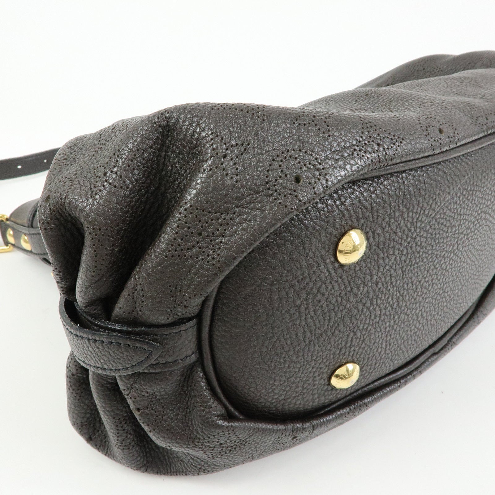 Louis Vuitton Monogram Mahina XS Leather 2Way Bag Chocolat M95972