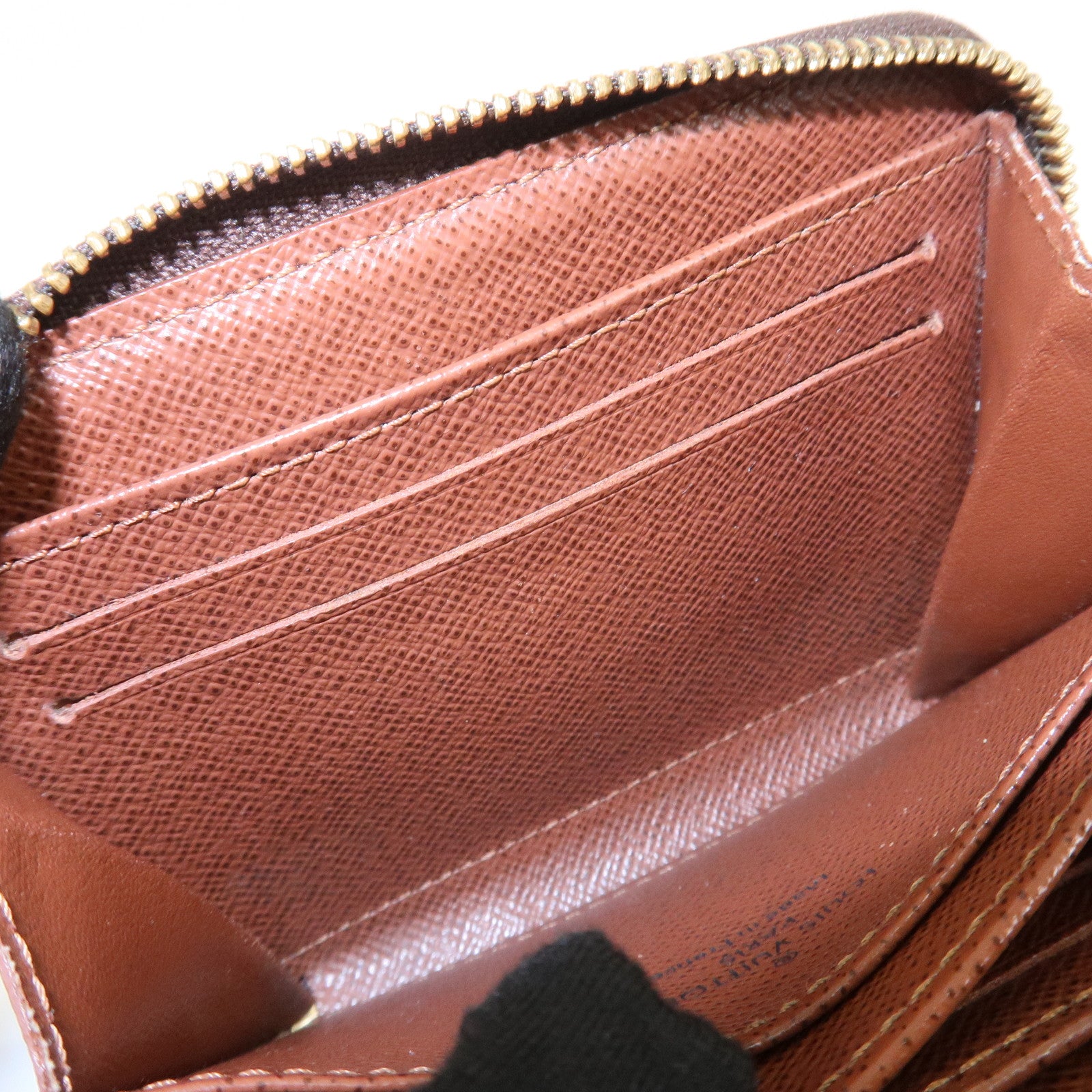 Louis Vuitton Monogram Canvas Zippy Coin Purse Wallet Brown M60067