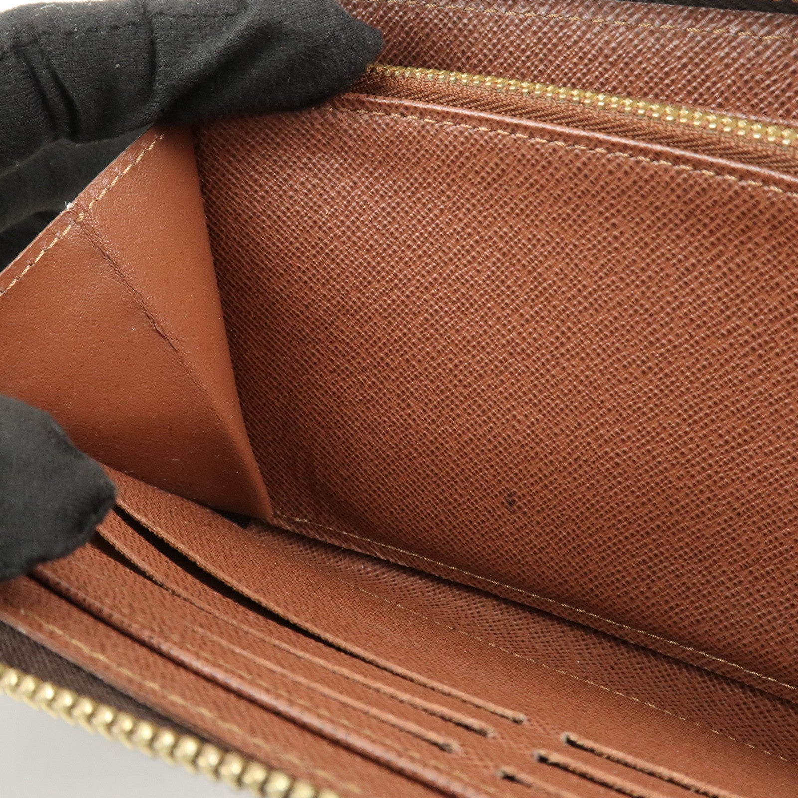 Louis Vuitton Monogram Canvas Zippy Long Wallet Brown M60017