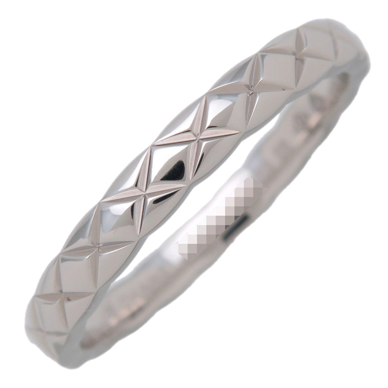 CHANEL COCO Crush Ring #56 PT950 Platinum US7.5 EU56 HK16.5 J11117