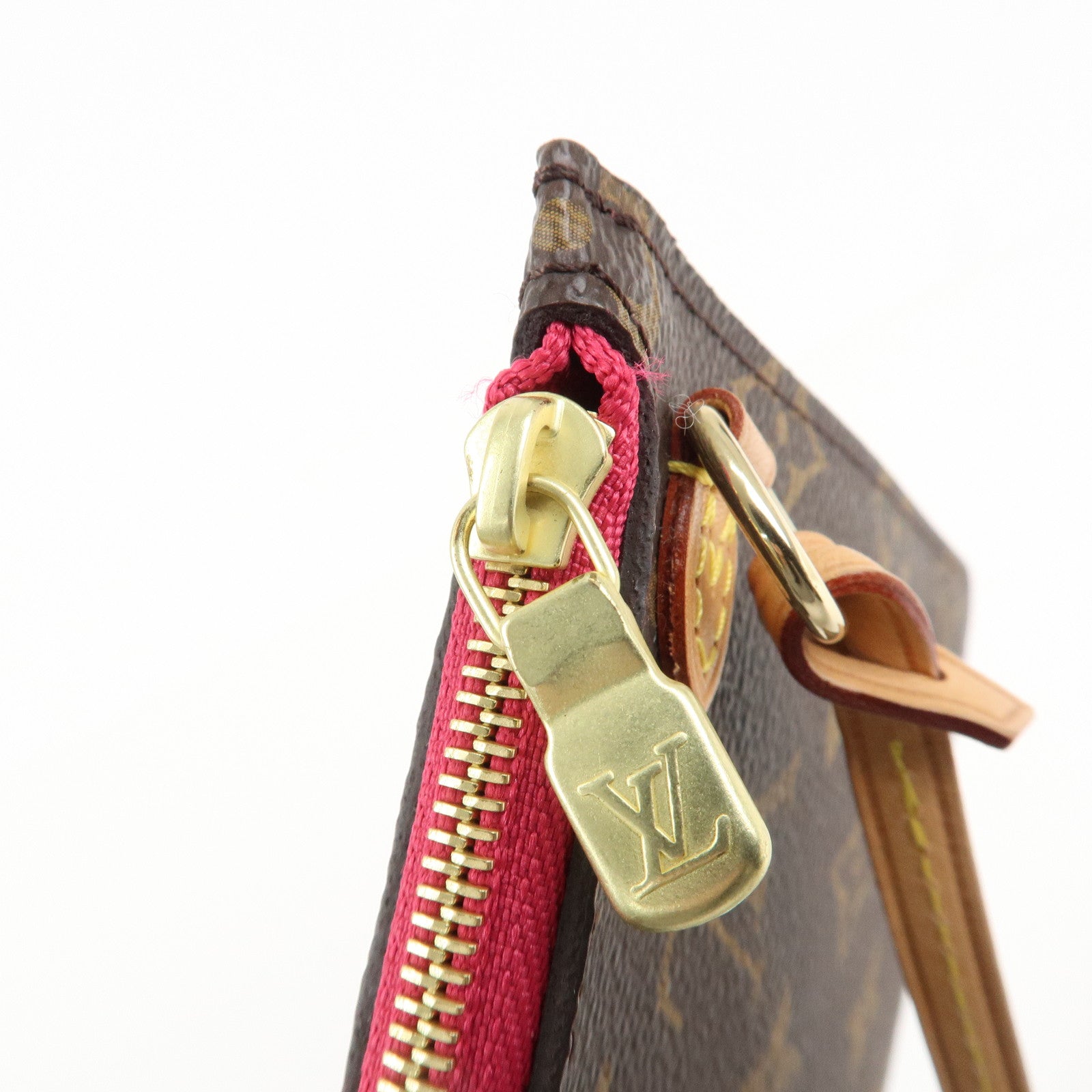Louis Vuitton Monogram Pouch for Neverfull MM Brown Used
