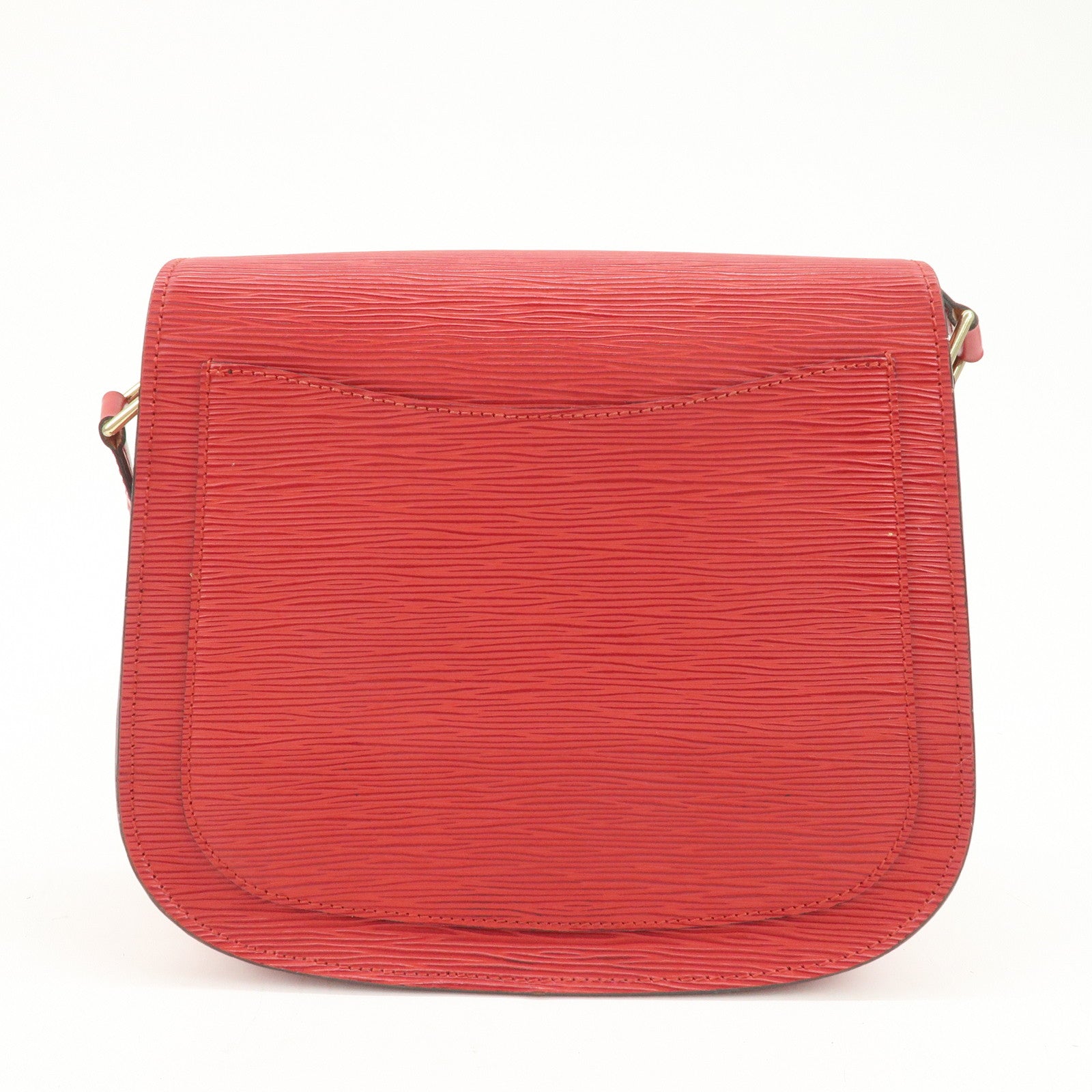 Louis Vuitton Epi Saint Cloud Shoulder Bag Crossbody Bag Red M52197