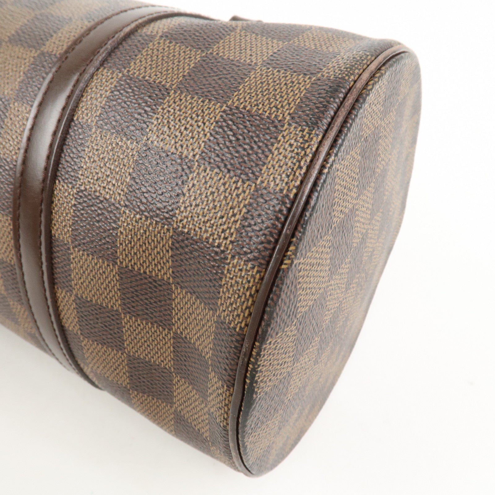 Louis Vuitton Damier Ebene Papillon 30 Hand Bag Brown N51303