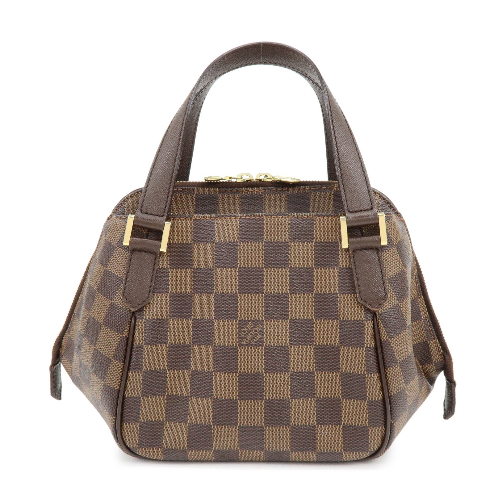 Louis Vuitton Damier Canvas Belem PM Hand Bag Brown N51173