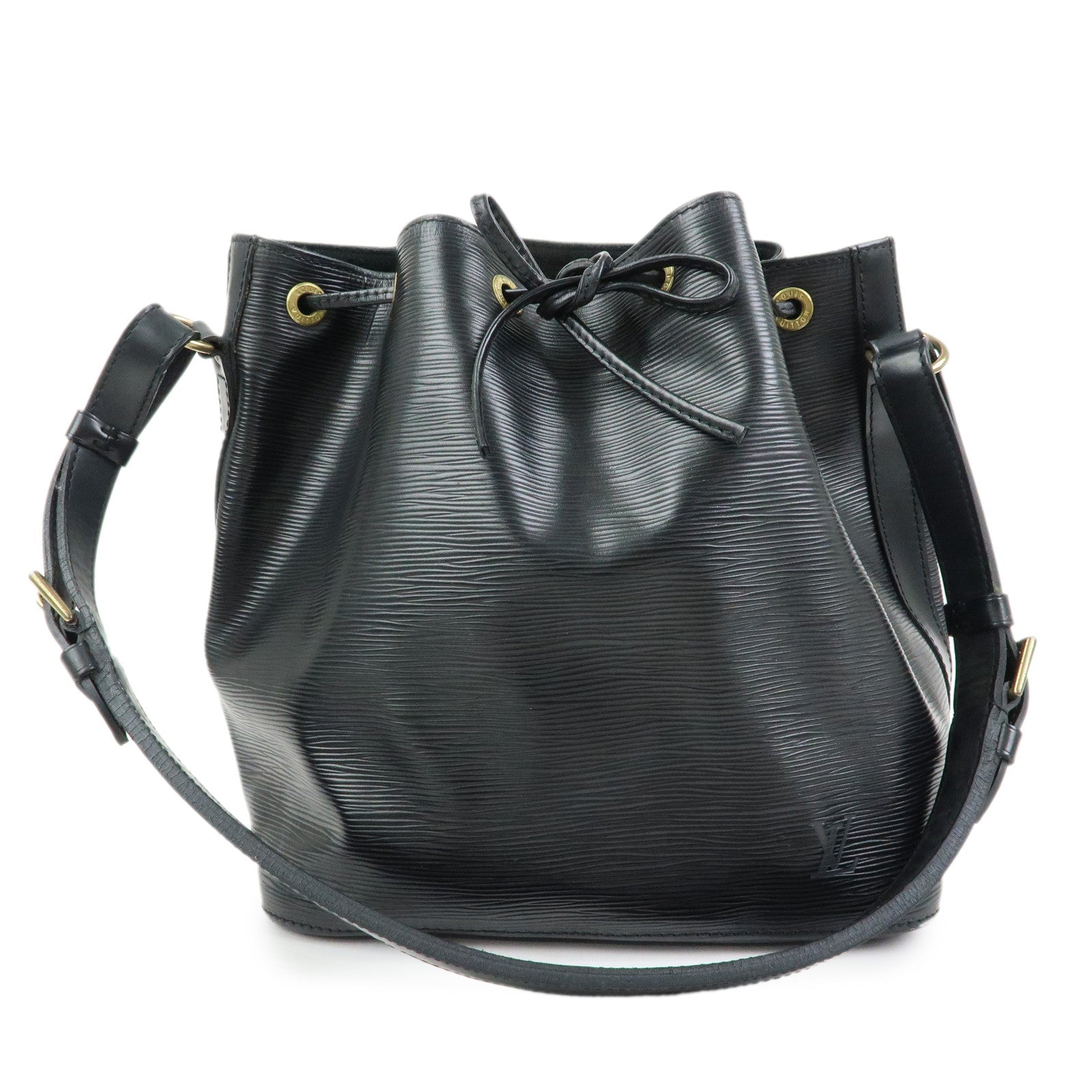 Louis Vuitton Epi Leather Petit Noe Shoulder Bag Noir Black M59012