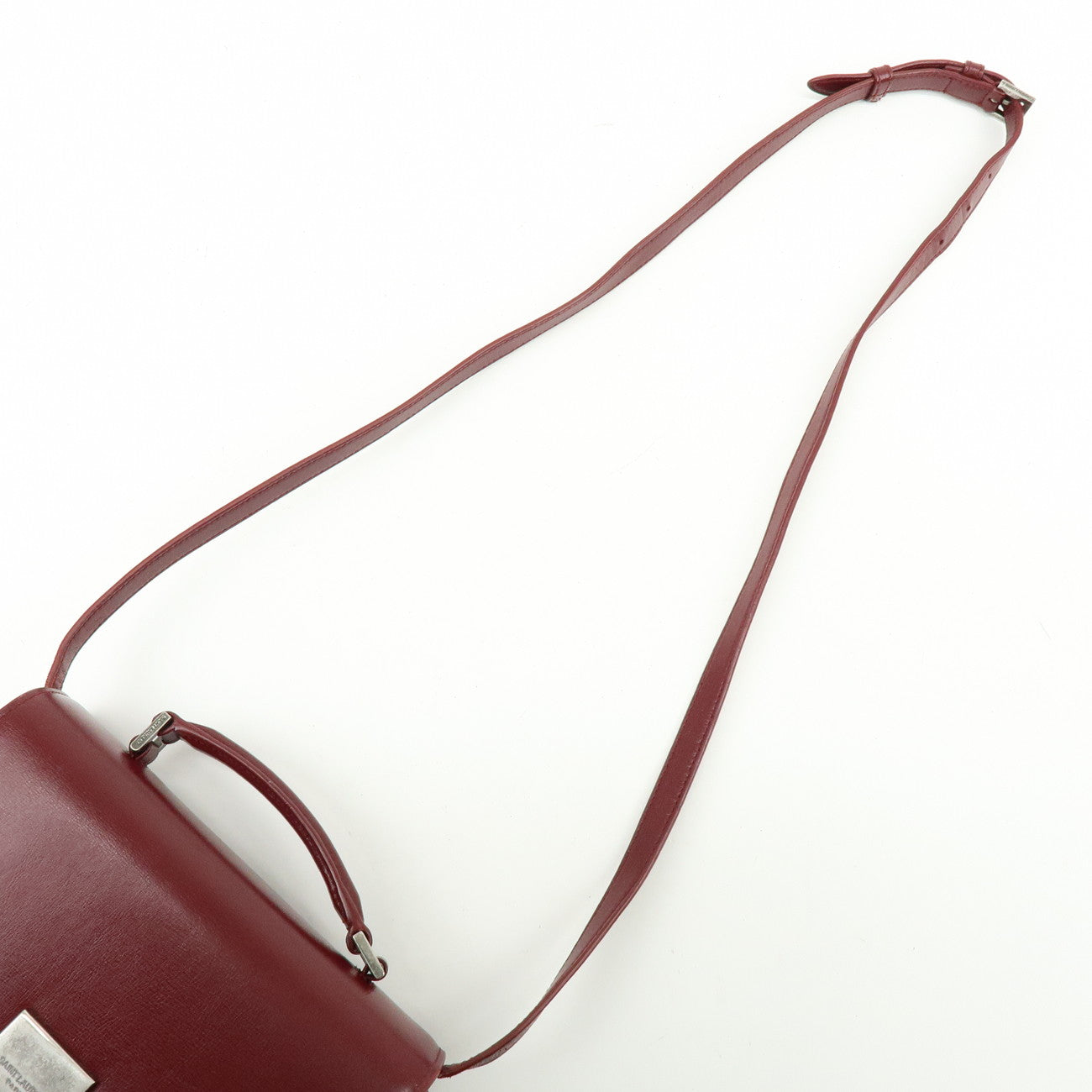 SAINT LAURENT PARIS Bellechasse Leather 2Way Bag Hand Bag 482051