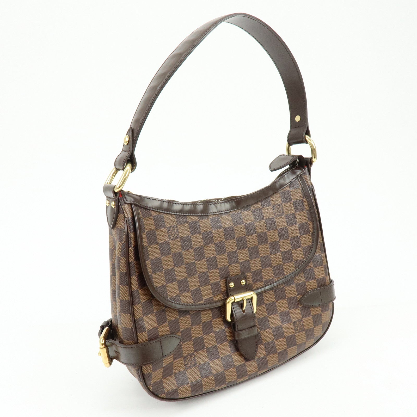 Louis Vuitton Damier Highbury Canvas Shoulder Bag Brown N51200