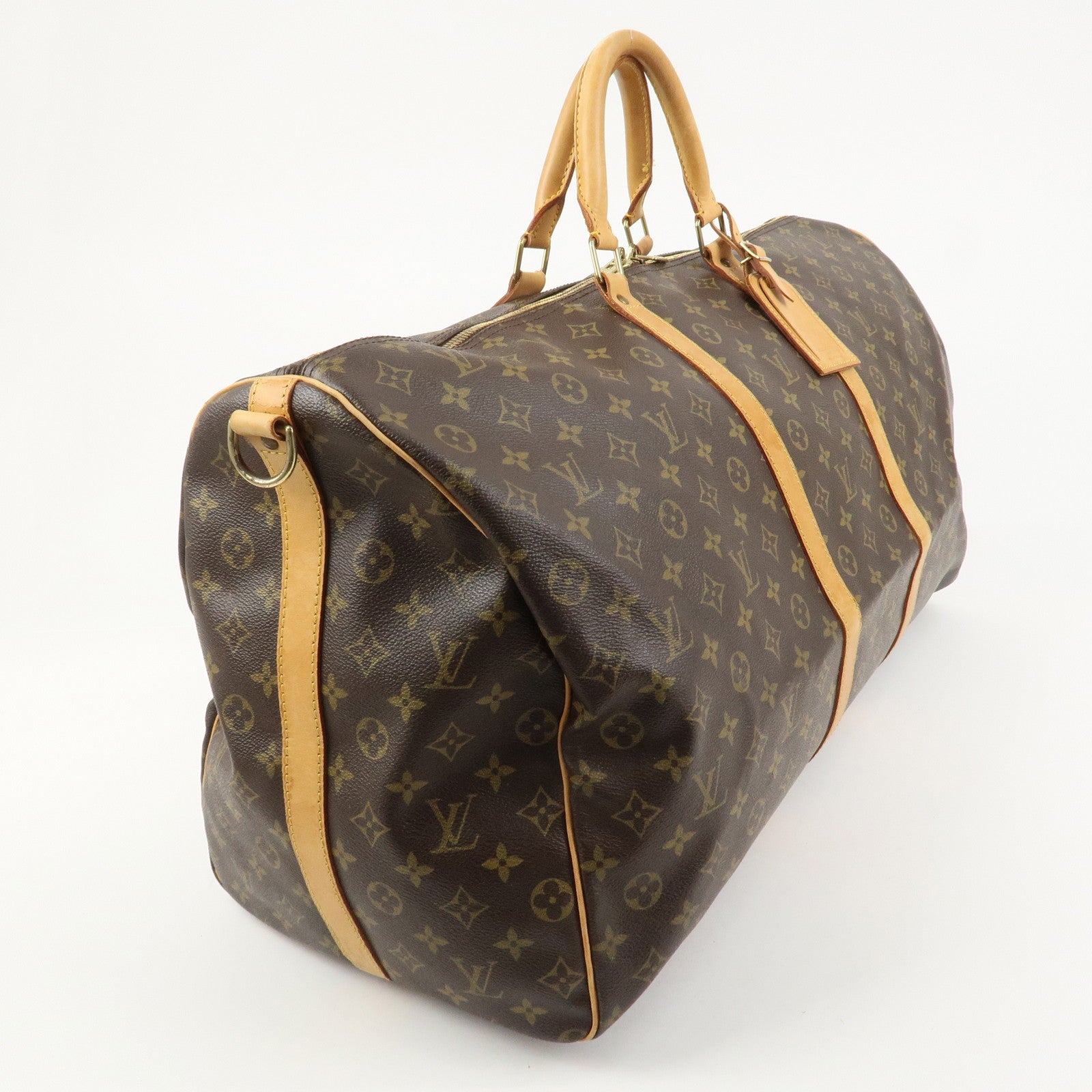 Louis Vuitton Monogram Keep All Bandouliere 60 Boston Bag M41412