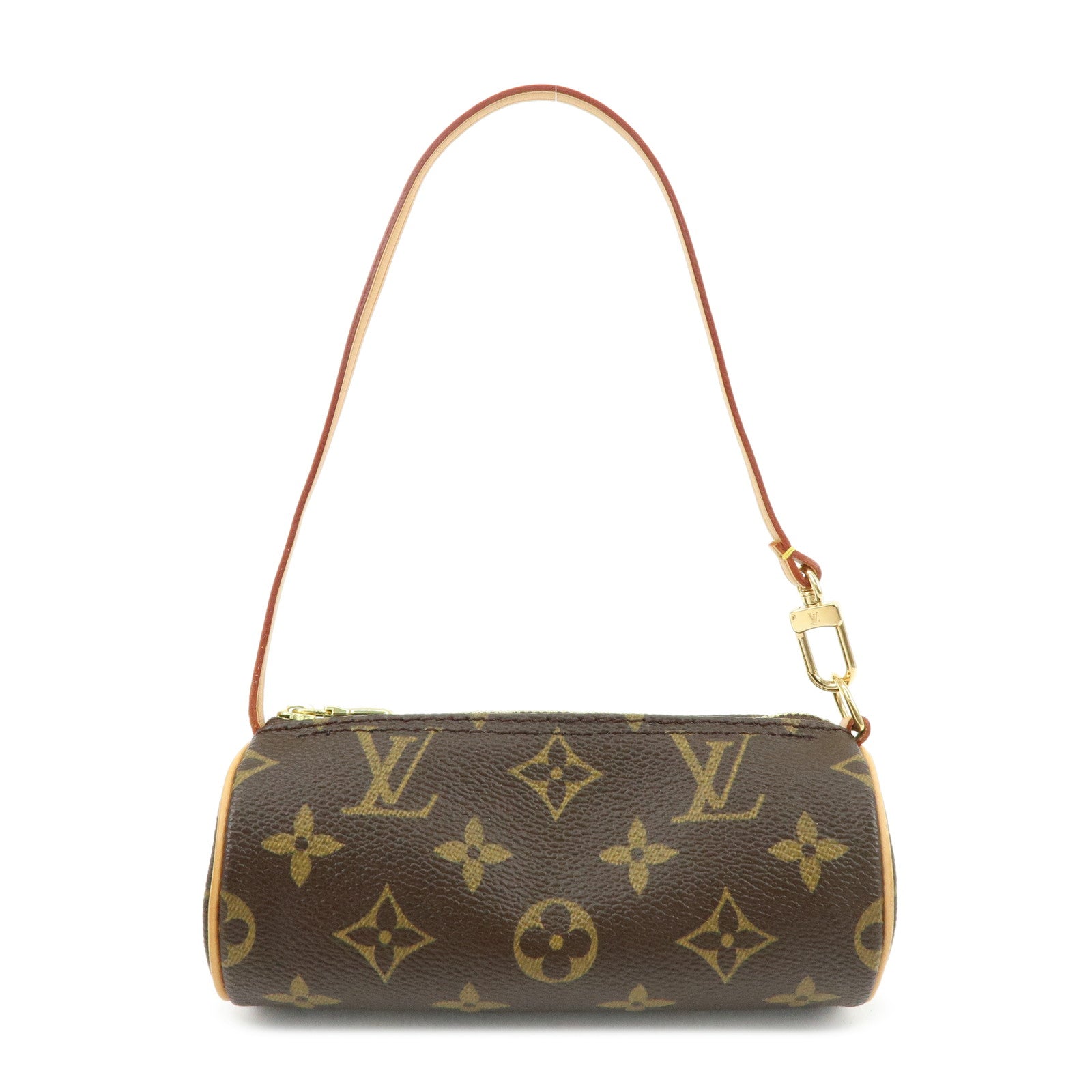 Louis Vuitton Monogram Canvas Mini Pouch for Papillon Bag Brown