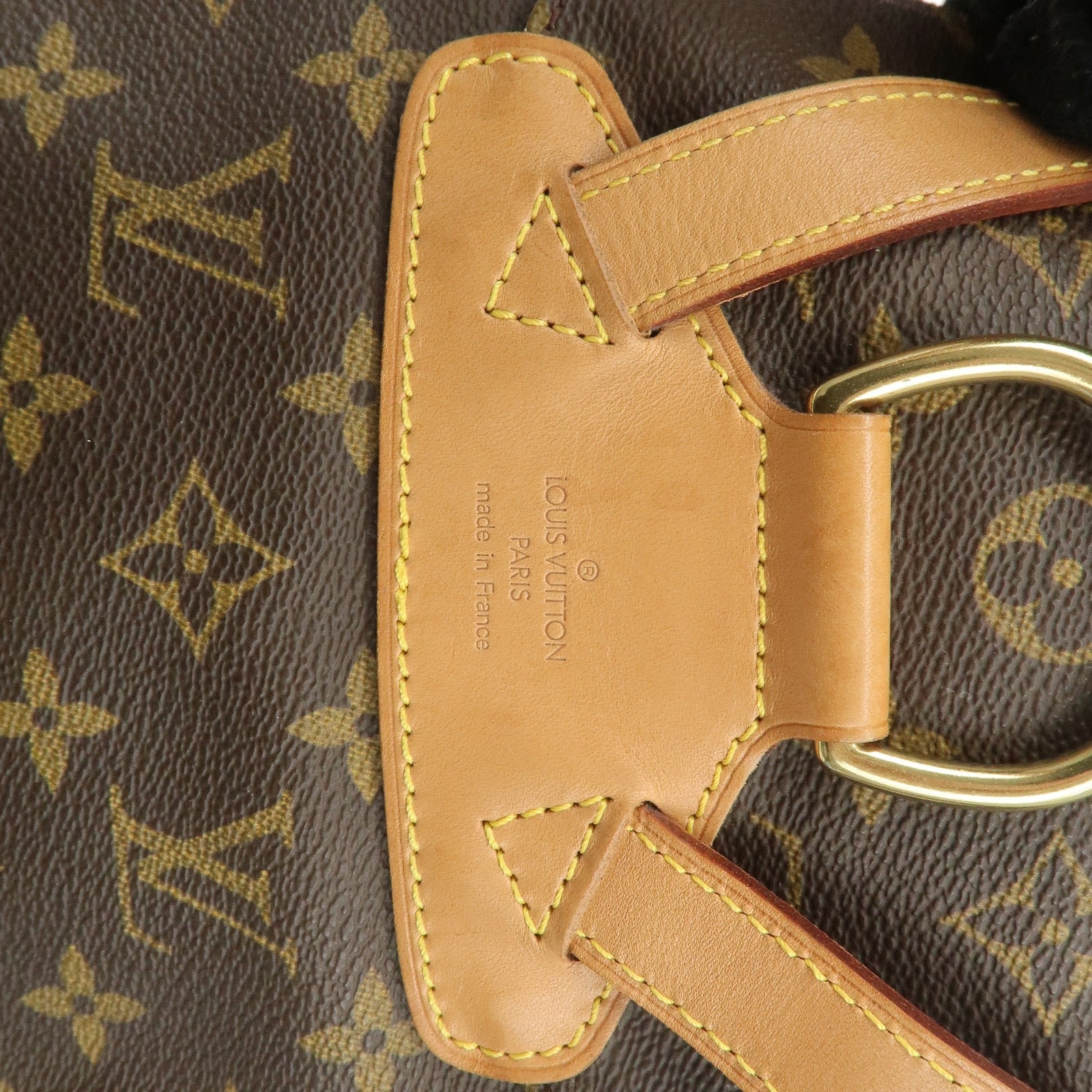 Louis Vuitton Monogram Montsouris MM Back Pack Brown M51136 Used