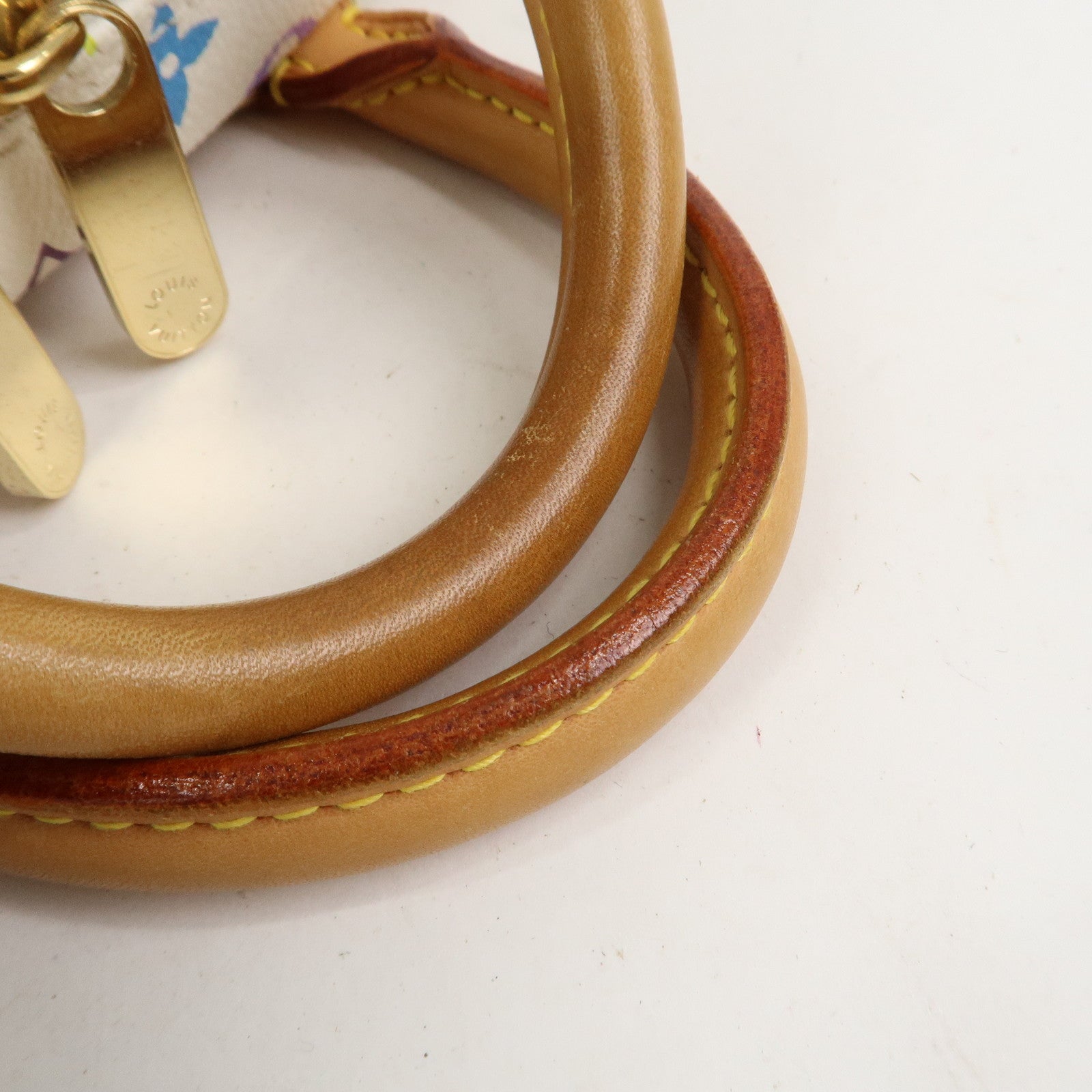 Louis Vuitton Monogram Multicolor Trouville Hand Bag Blanc M92663