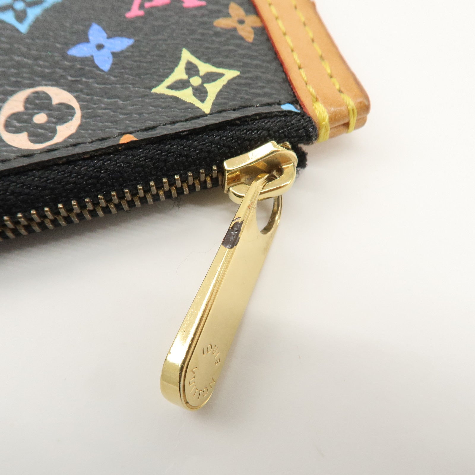 Louis Vuitton Monogram Multicolor Pochette Cles Coin Case M92654 Used