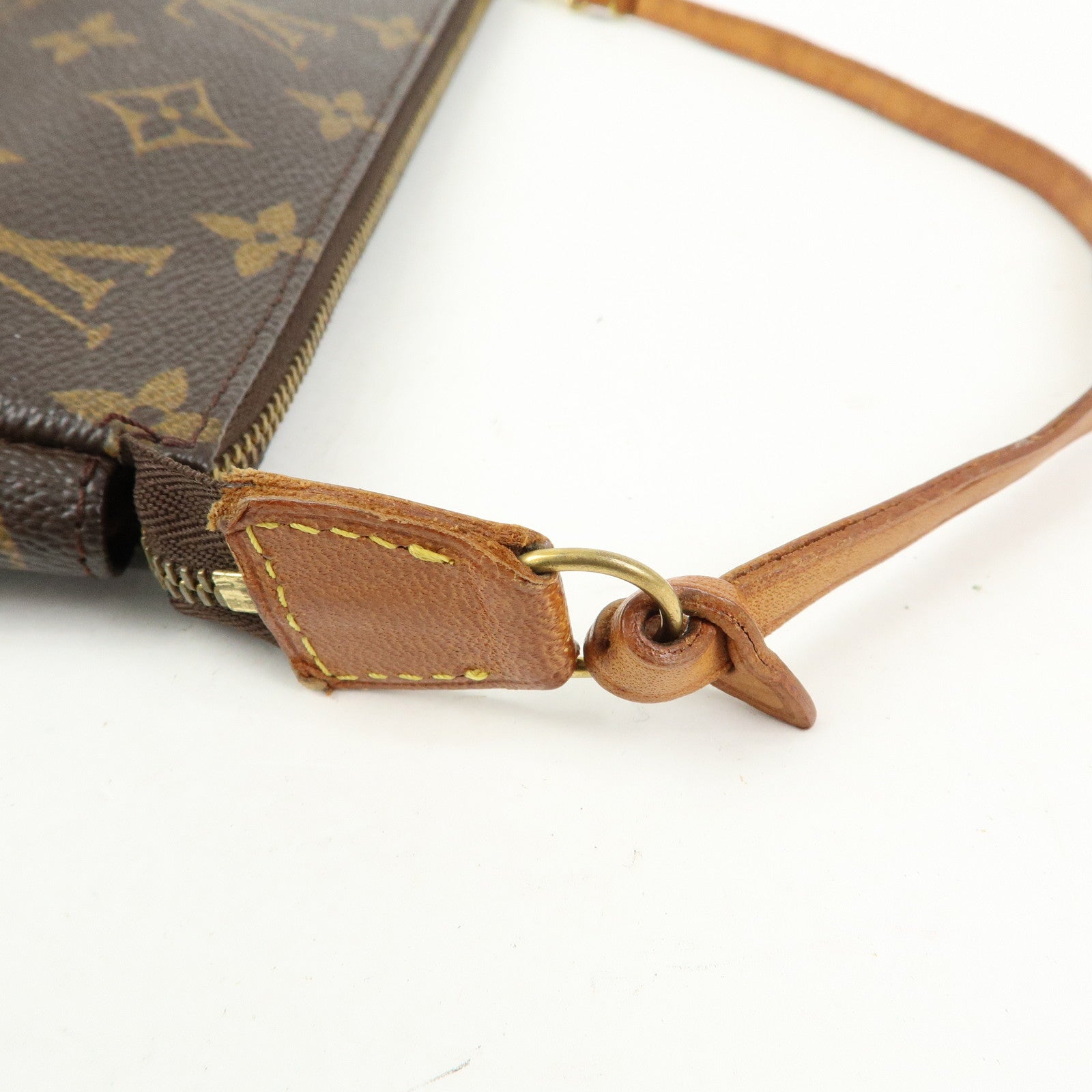 Louis Vuitton Monogram Pochette Accessoires Pouch Hand Bag M51980