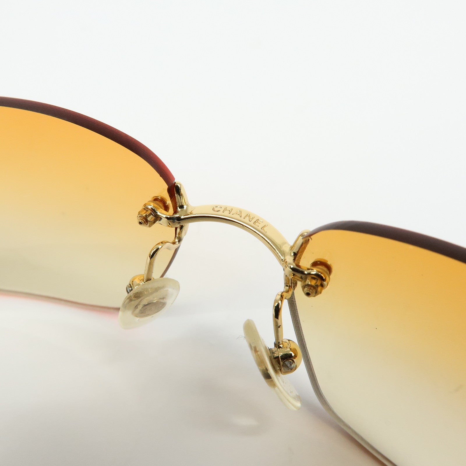 CHANEL COCO Mark Plastic Sunglasses 65笆「17 c.139/56 4018 Brown