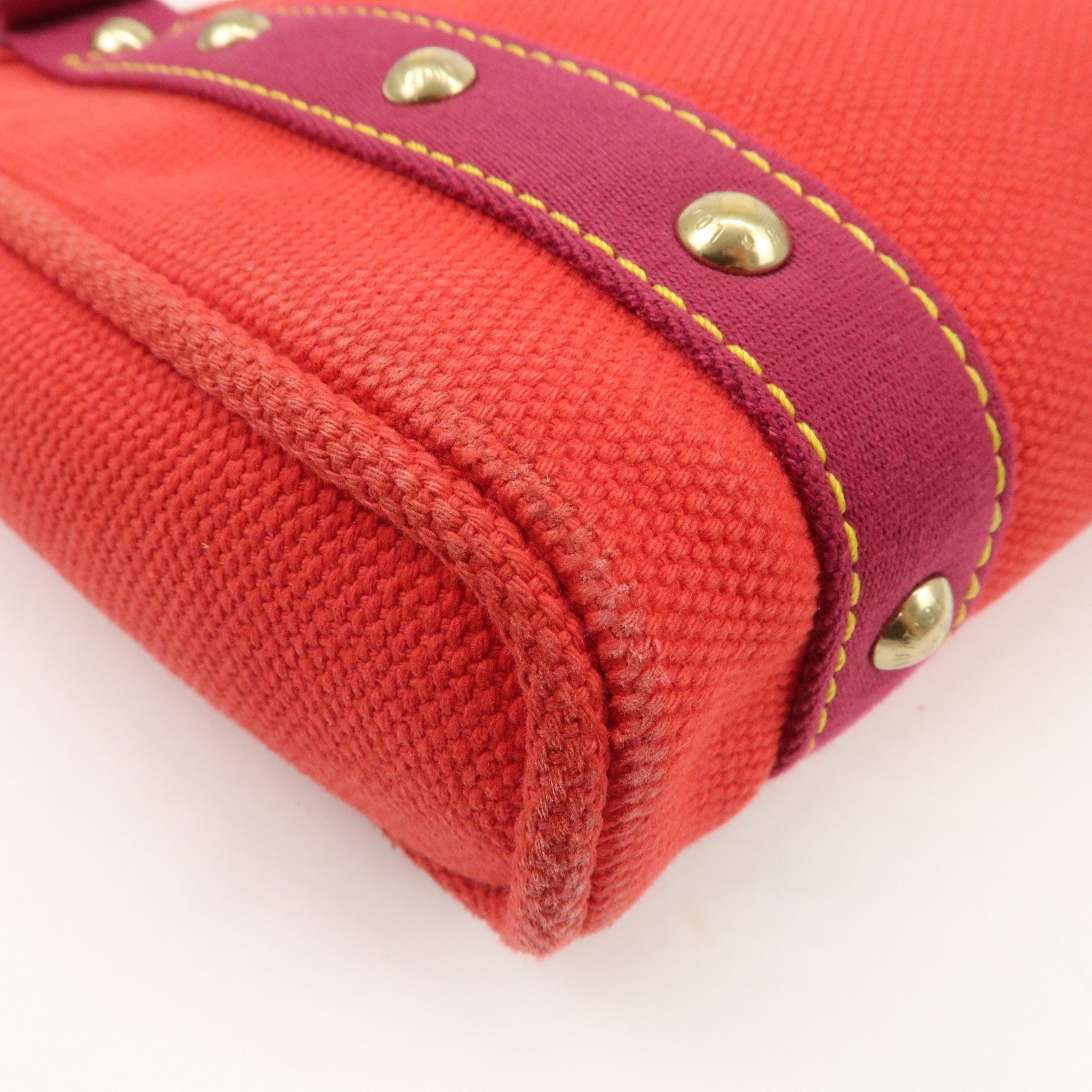 Louis Vuitton Antigua Cabas PM Hand Bag Rouge M40037