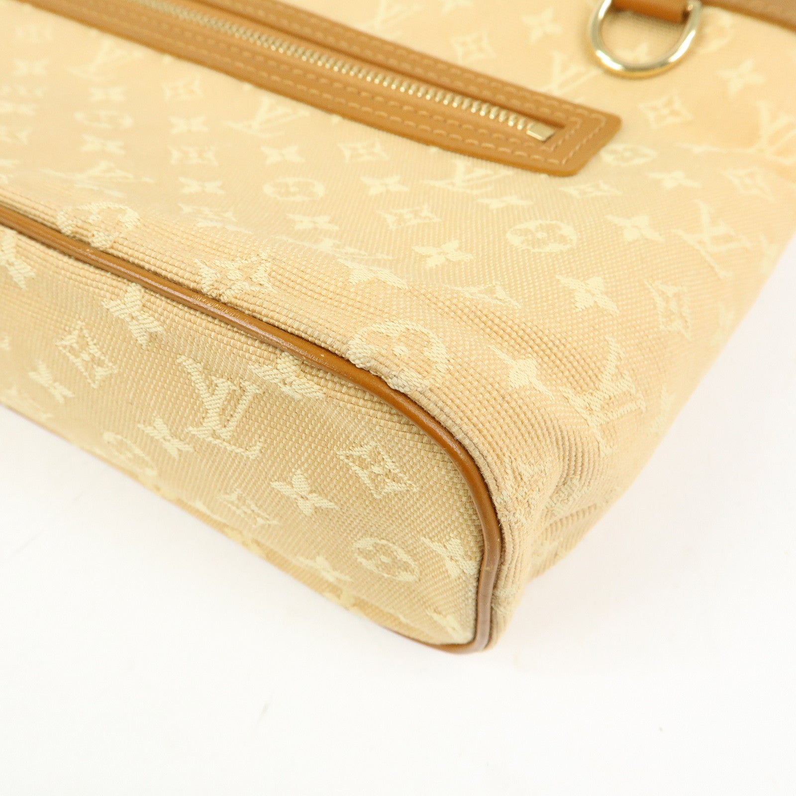 Louis Vuitton Monogram Mini Lucille PM Hand Bag Beige M92684