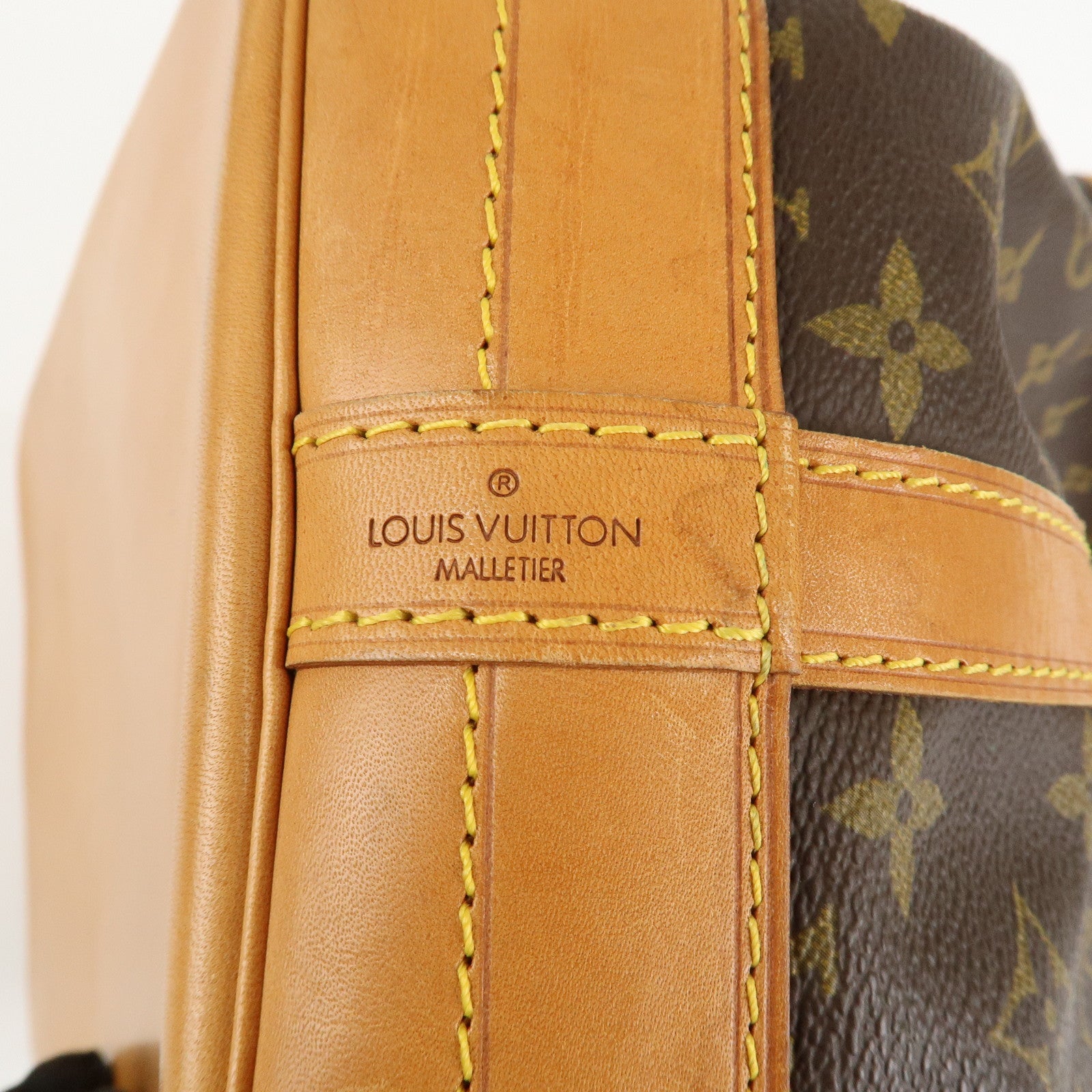 Louis Vuitton Monogram Noe Shoulder Bag Hand Bag Brown M42224 Used